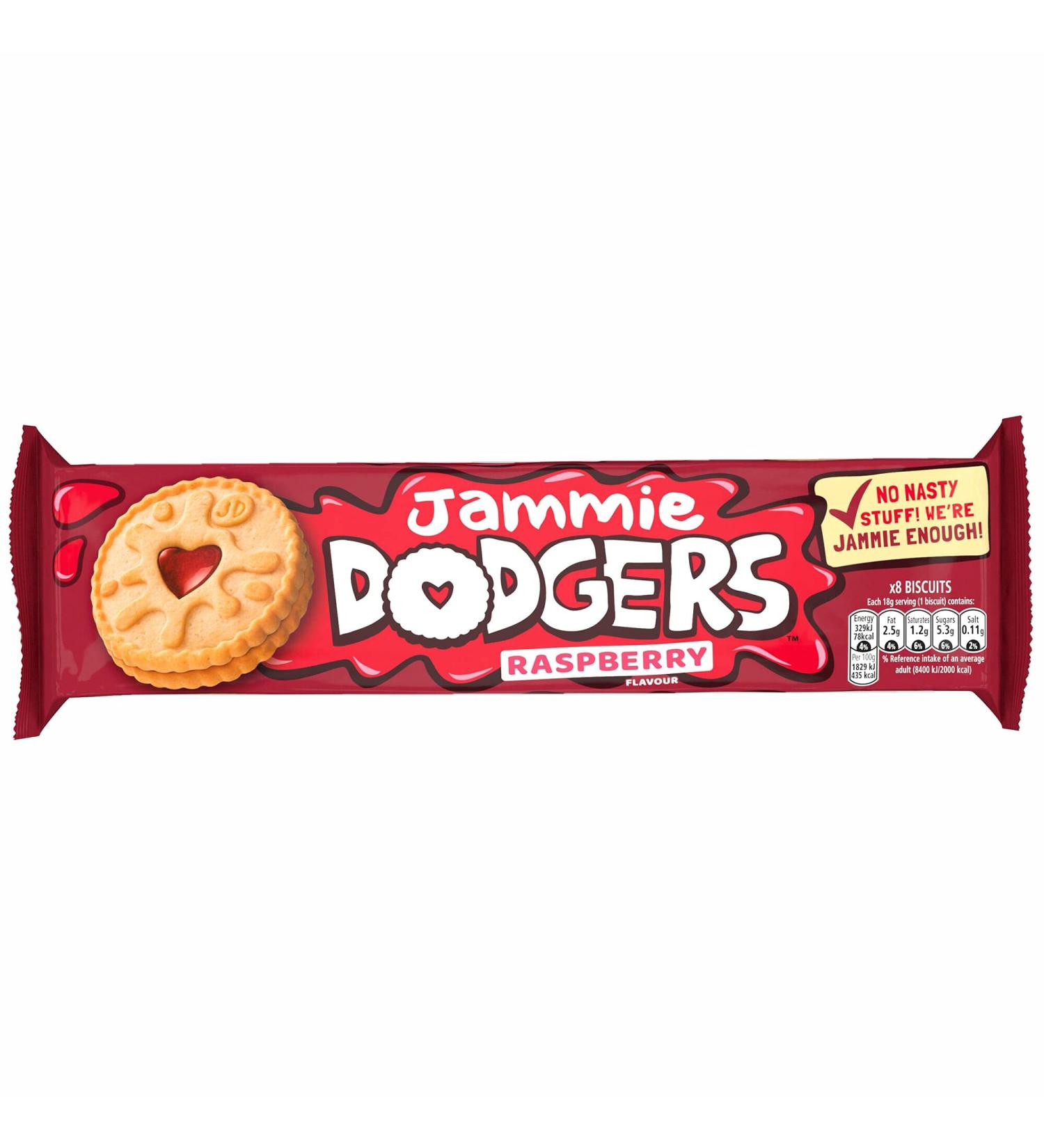 Jammie Dodgers Raspberry Flavour - 18x140g
