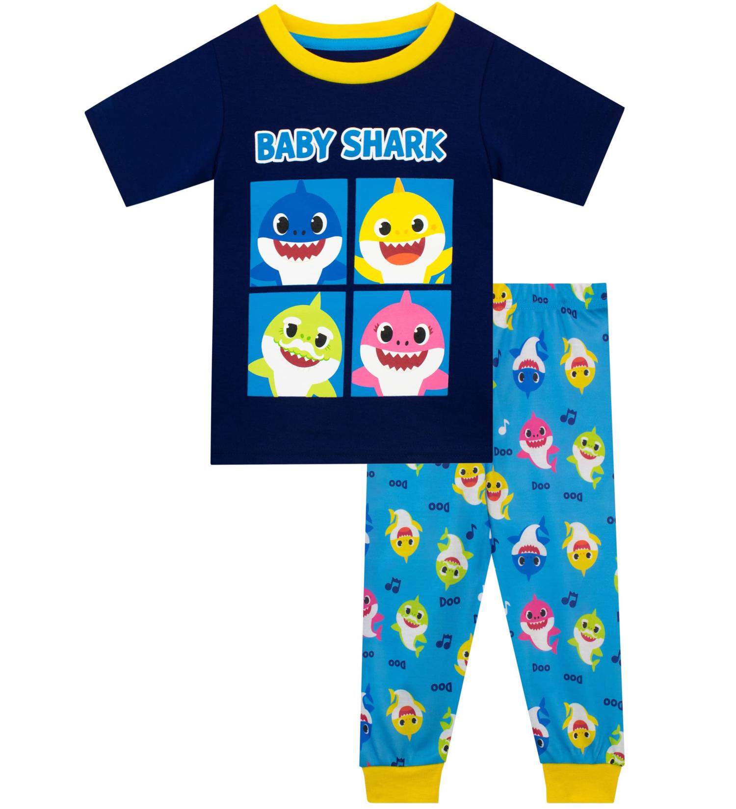 Pinkfong Baby Shark Boys Snuggle Fit Pyjamas 12-18 Months Blue - Buy Online on SooperMarket.com