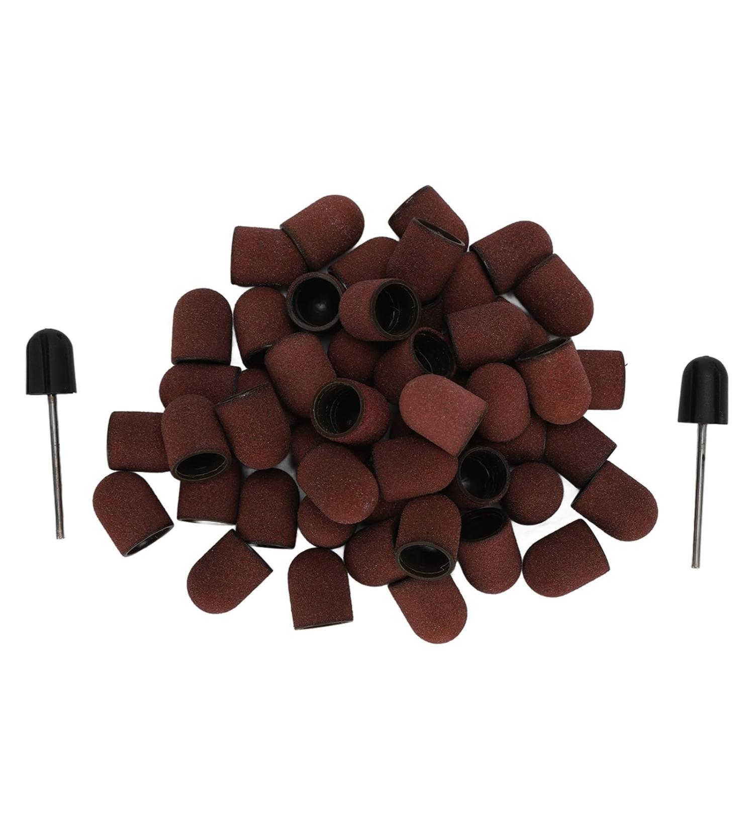 Manicure Sanding Cap Kit Perfect Grinding Effect Sturdy Nail Sanding Drill Stable Nail Polishing Performance for Nail Salon for Nail Clipping - Buy Online on SooperMarket.com