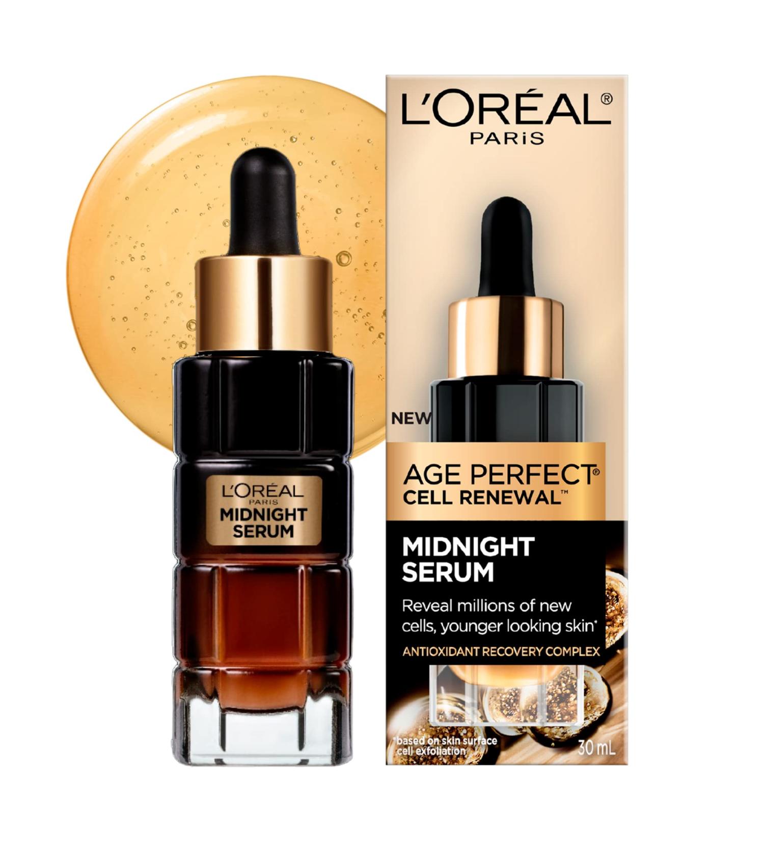 L'Oreal Paris Age Perfect Midnight Serum 1 oz - Anti-Aging Night Serum - Buy Online on SooperMarket.com