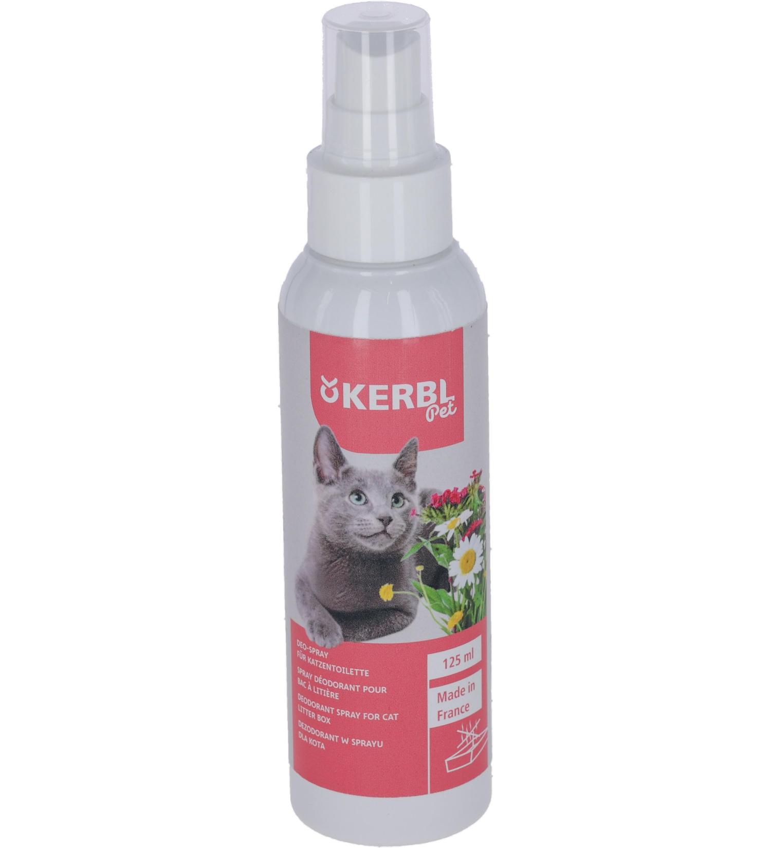 Kerbl Pet Deodorant Spray for Cat Litter Boxes 125ml