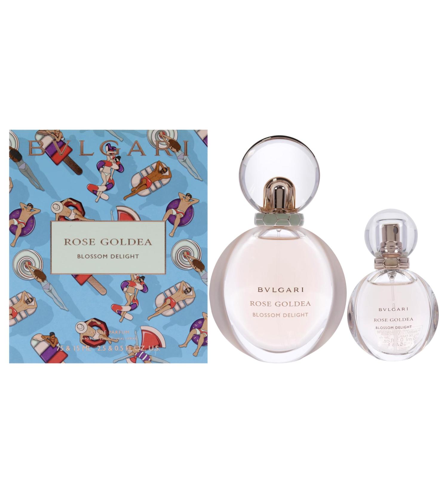 Bvlgari Rose Goldea Blossom Delight for Women - 2 Pc Gift Set 2.5oz EDP Spray 0.5oz EDP Spray 1.5 Ounce (Pack of 2) - Buy Online on SooperMarket.com