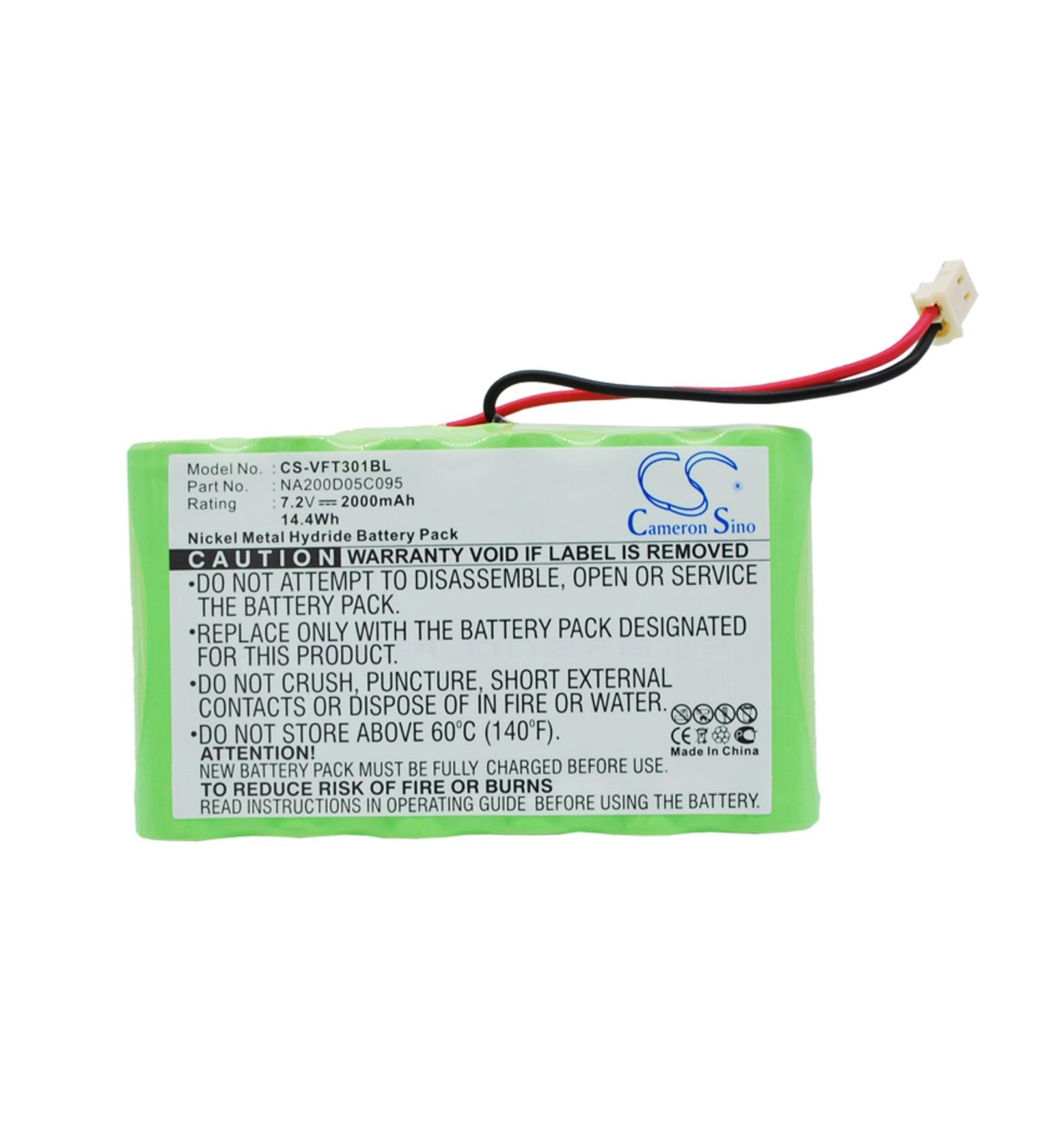 2000mAh Replacement Battery for Verifone Nurit 3010 | NA200D05C095 (7.2V) - International Shipping Available - Buy Online on SooperMarket.com
