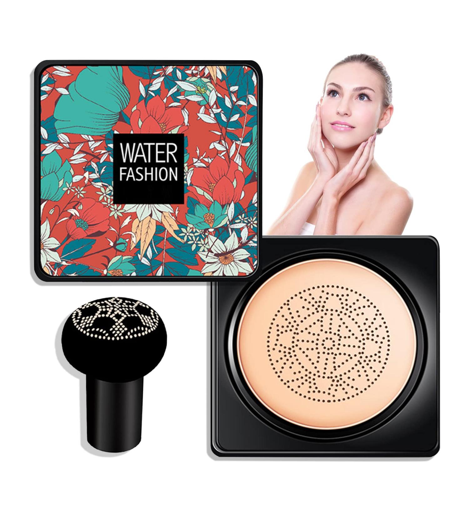 Air Cushion CC Cream Mushroom Head Foundation BB Cream Foundation Makeup Moisturizing CC Cream Liquid Foundation Lasting Matte Concealer Foundation Even Skin Tone Suitable for All Skin(Natural) Difu a - Buy Online on SooperMarket.com