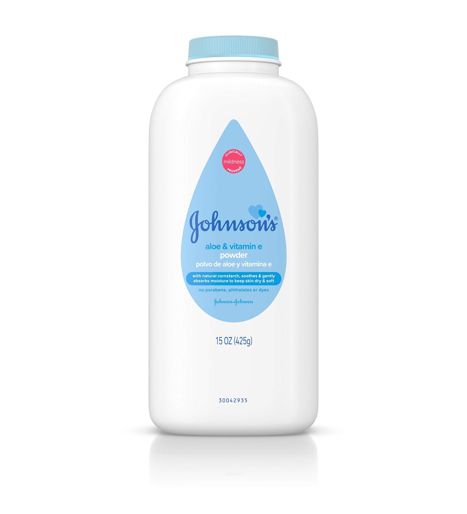 Johnson's Baby Powder with Aloe & Vitamin E - Hypoallergenic, Paraben and Phthalate-Free - 15 oz, Pack of 1 - Buy Online on SooperMarket.com