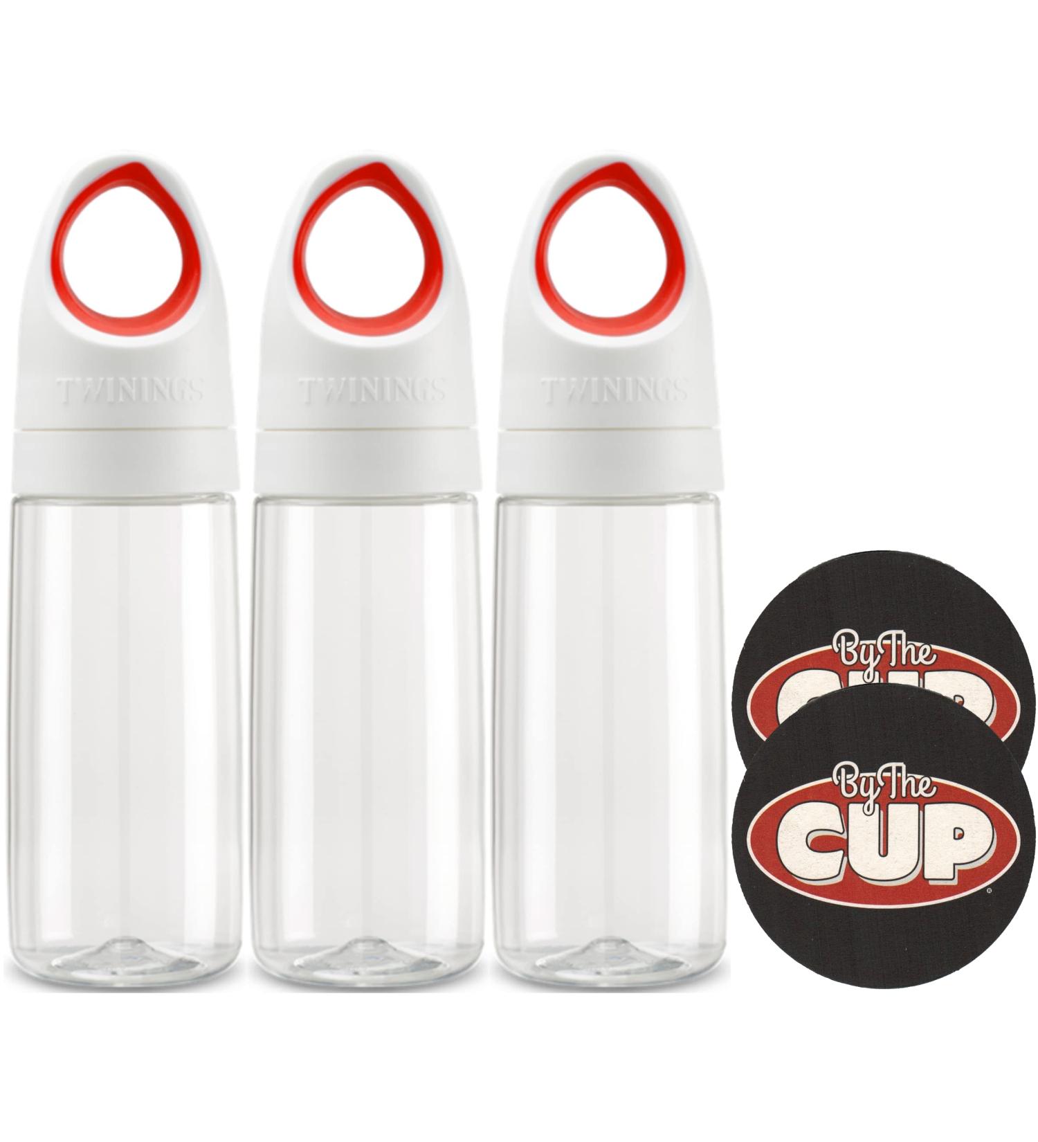 Twinings Cold Infuse Starter Kit (3 Infusers and Reusable Water bottle) with By The Cup Coasters - Buy Online on SooperMarket.com