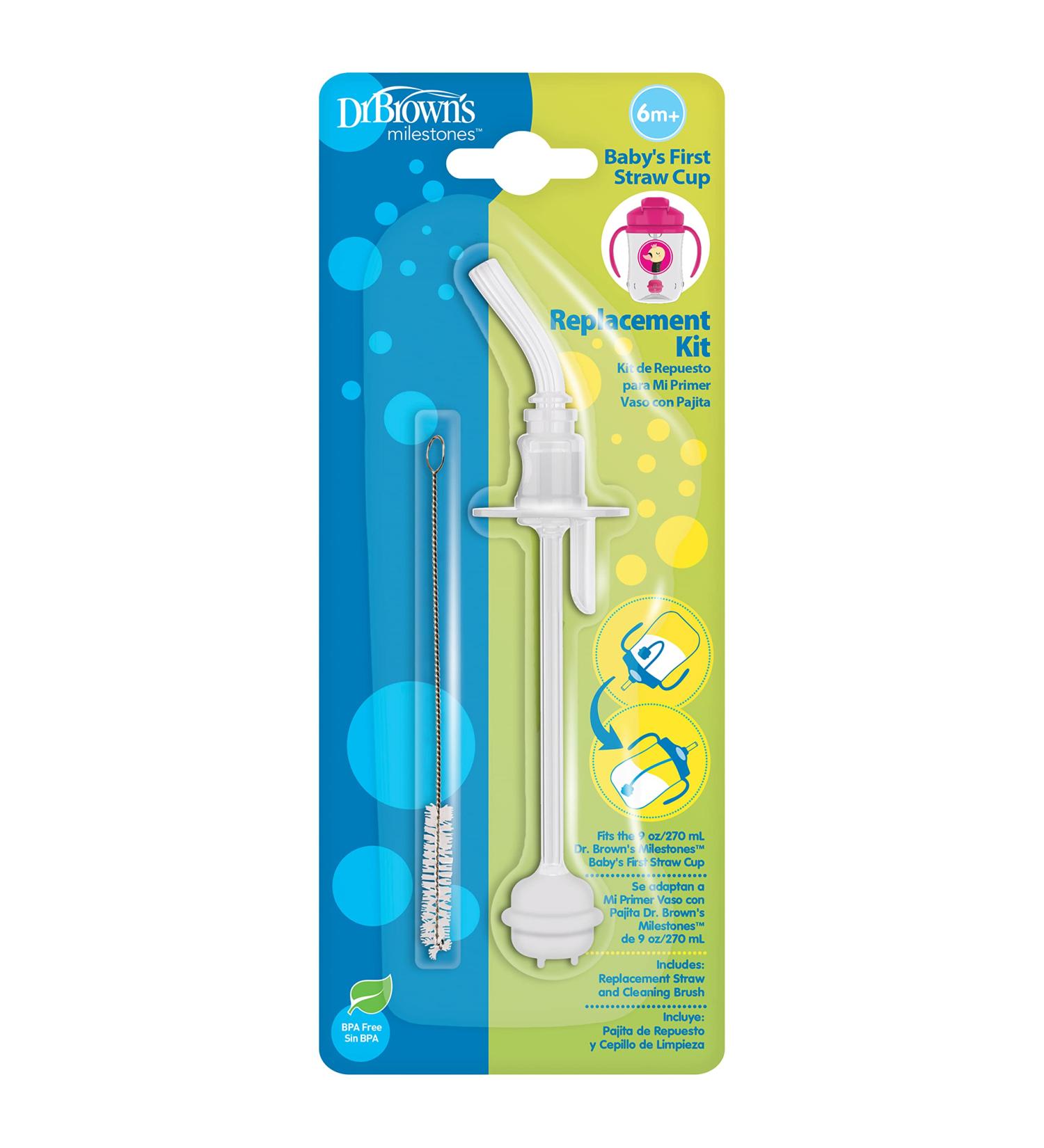 Dr. Brown's Baby's First Straw Cup Replacement Kit - Convenient and Durable - Buy Online on SooperMarket.com