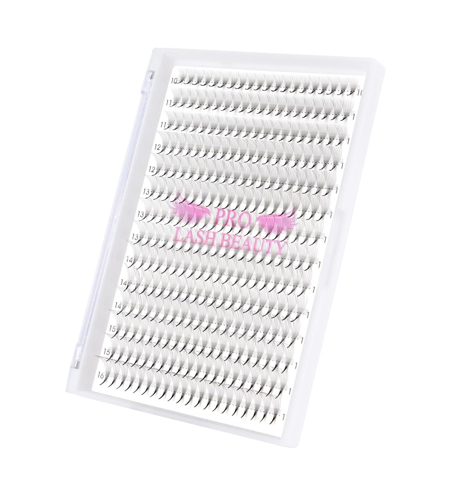 Premade Fans Eyelash Extensions 10D-D-0.07-14 Premade Volume Lash Extensions 320 Fans Pointed Base Fans 0.07 Premade Volume Fans C D Curl(10D-D-0.07 14 mm) 14 mm 10D-D-0.07Large - Buy Online on SooperMarket.com