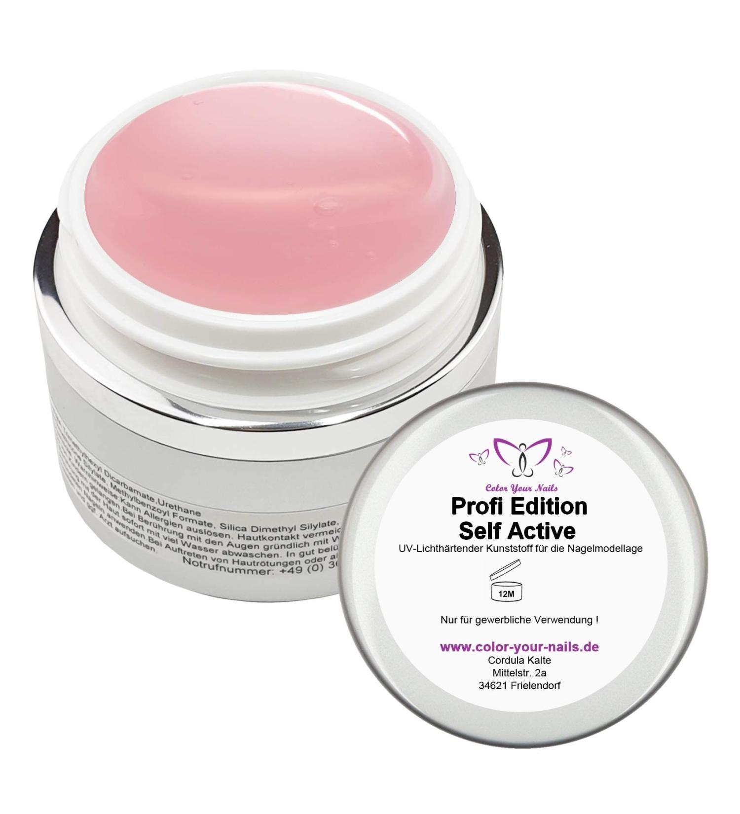 Profi Edition Self Active Modelling Gel - rose clear. Almost models itself. (5ml)