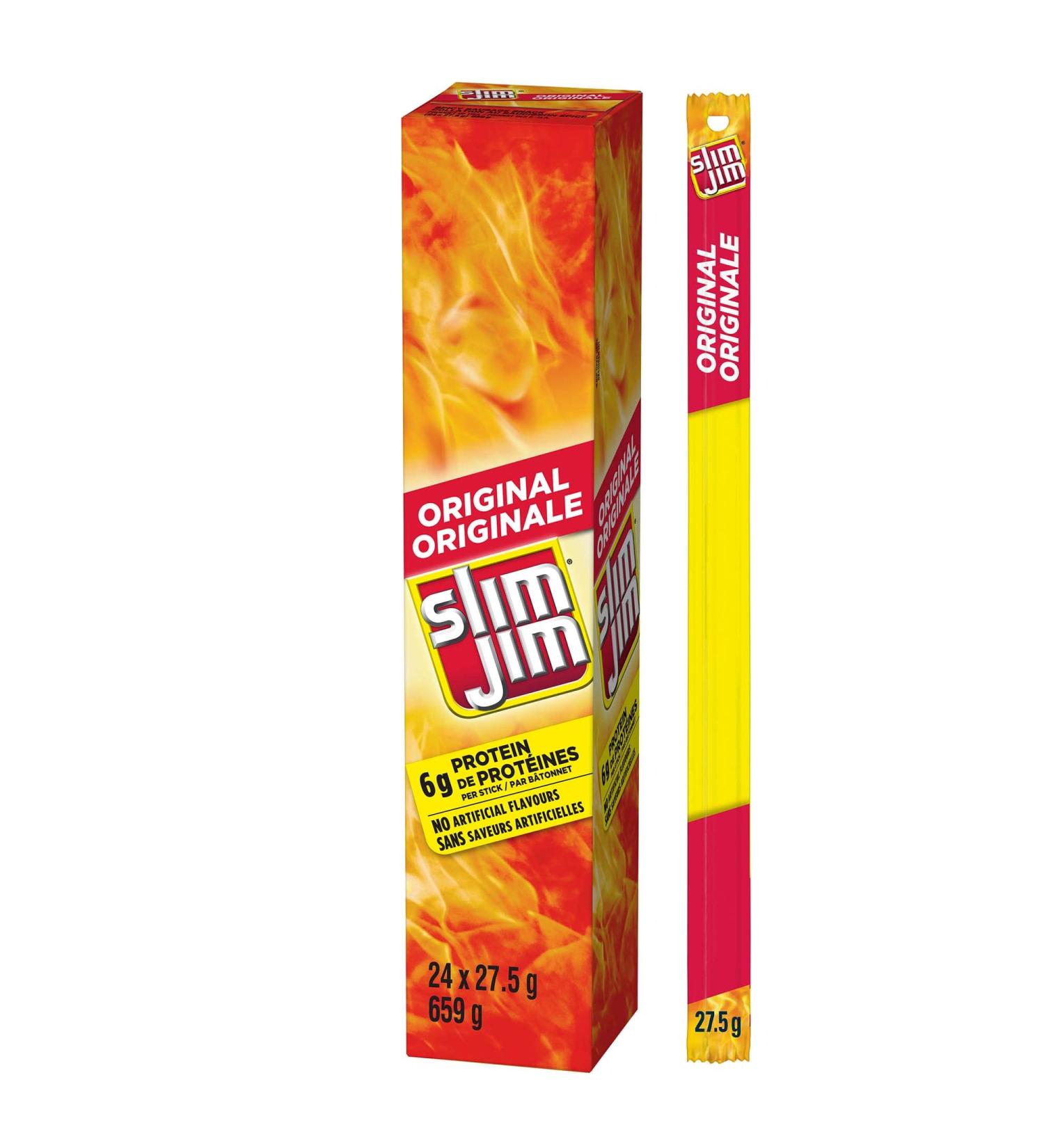 Slim Jim Giant - Original 27.5g Stick 24 Count Original Standup Caddy - Buy Online on SooperMarket.com