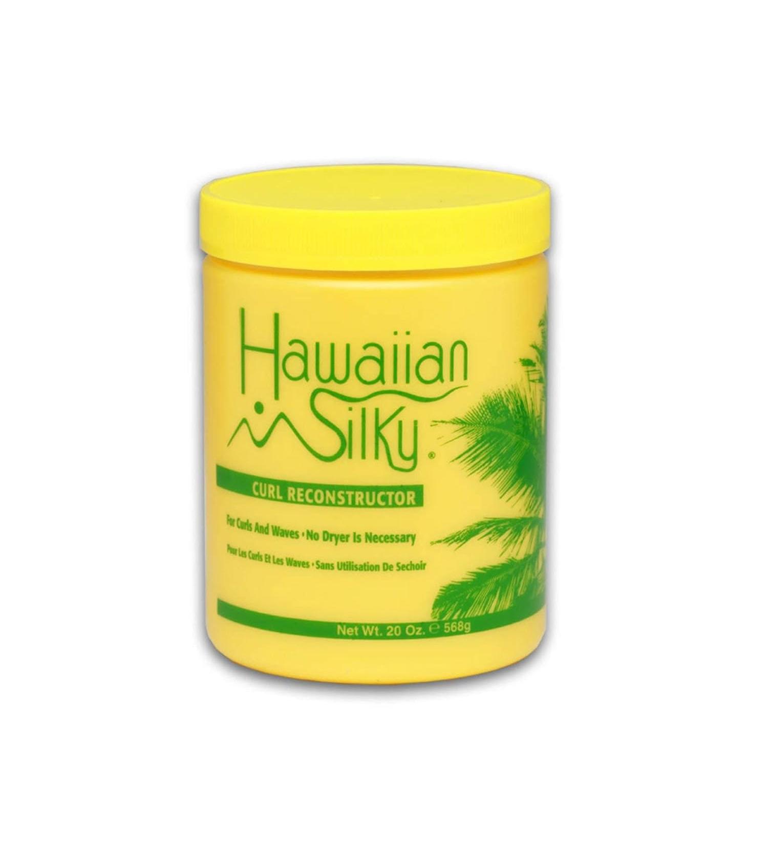 Hawaiian Silky curl reconstructor 20 ounce, Yellow, 20 Ounce