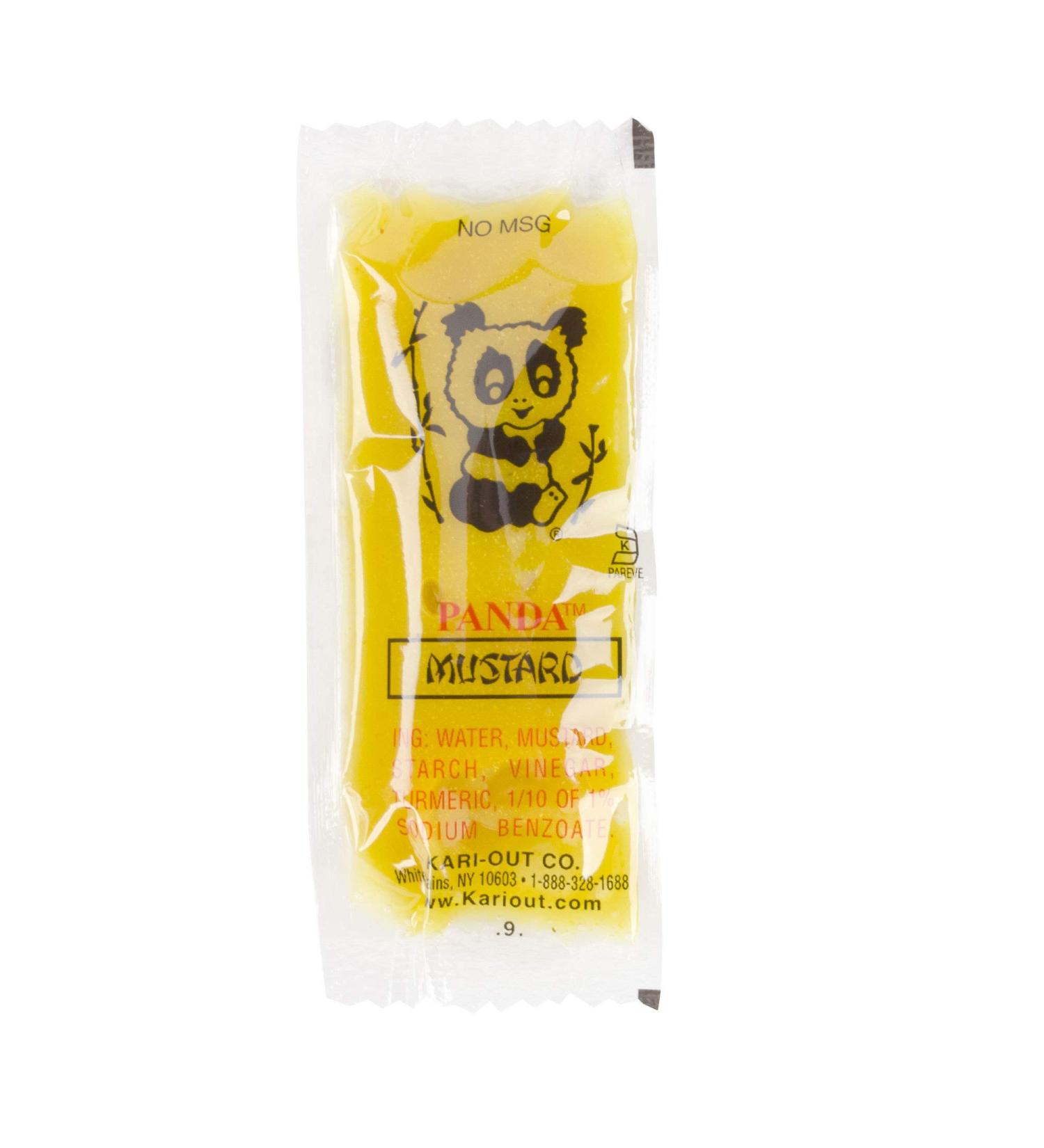 Hot Mustard Sauce Chinese Take Out Condiment Packets (100 Packets) 100 Count (Pack of 1)