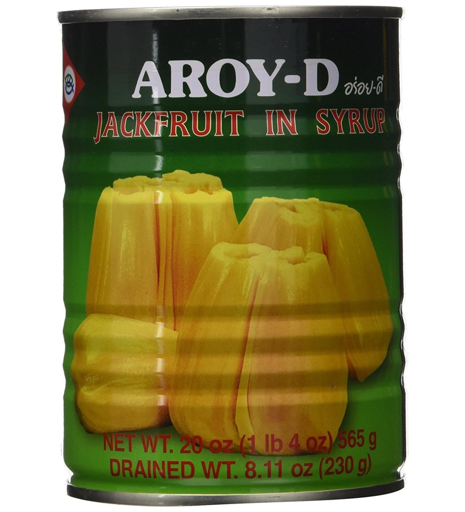 Aroy-D Jackfruit in Syrup 20oz (Pack of 6) - Sweet and Tropical Delight - Buy Online on SooperMarket.com
