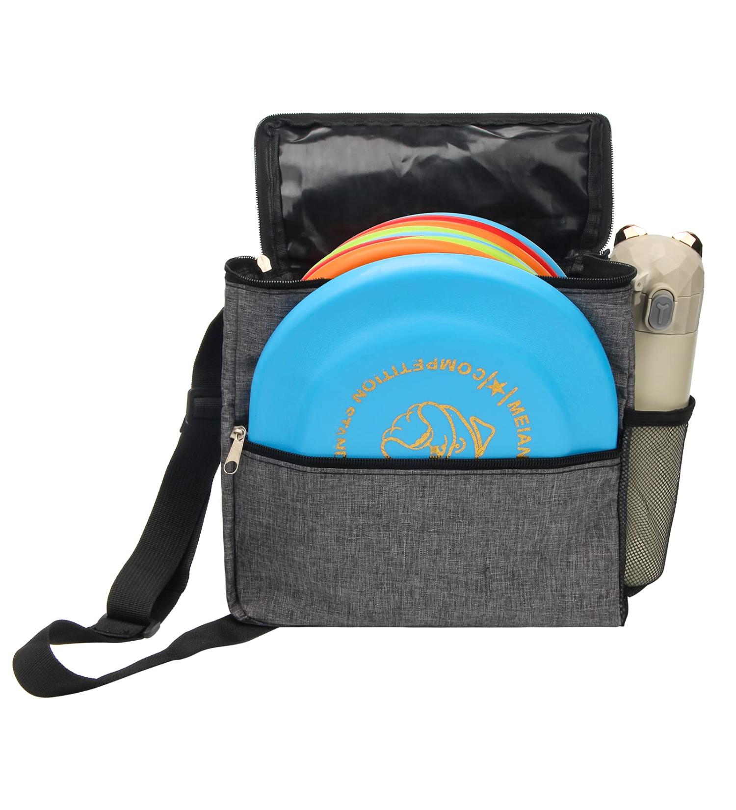 Windspeed Cadet Disc Golf Bag - Waterproof, Portable, 10 Disc Capacity - Pro Starter Bag for Women and Men (Grey) - Buy Online on SooperMarket.com