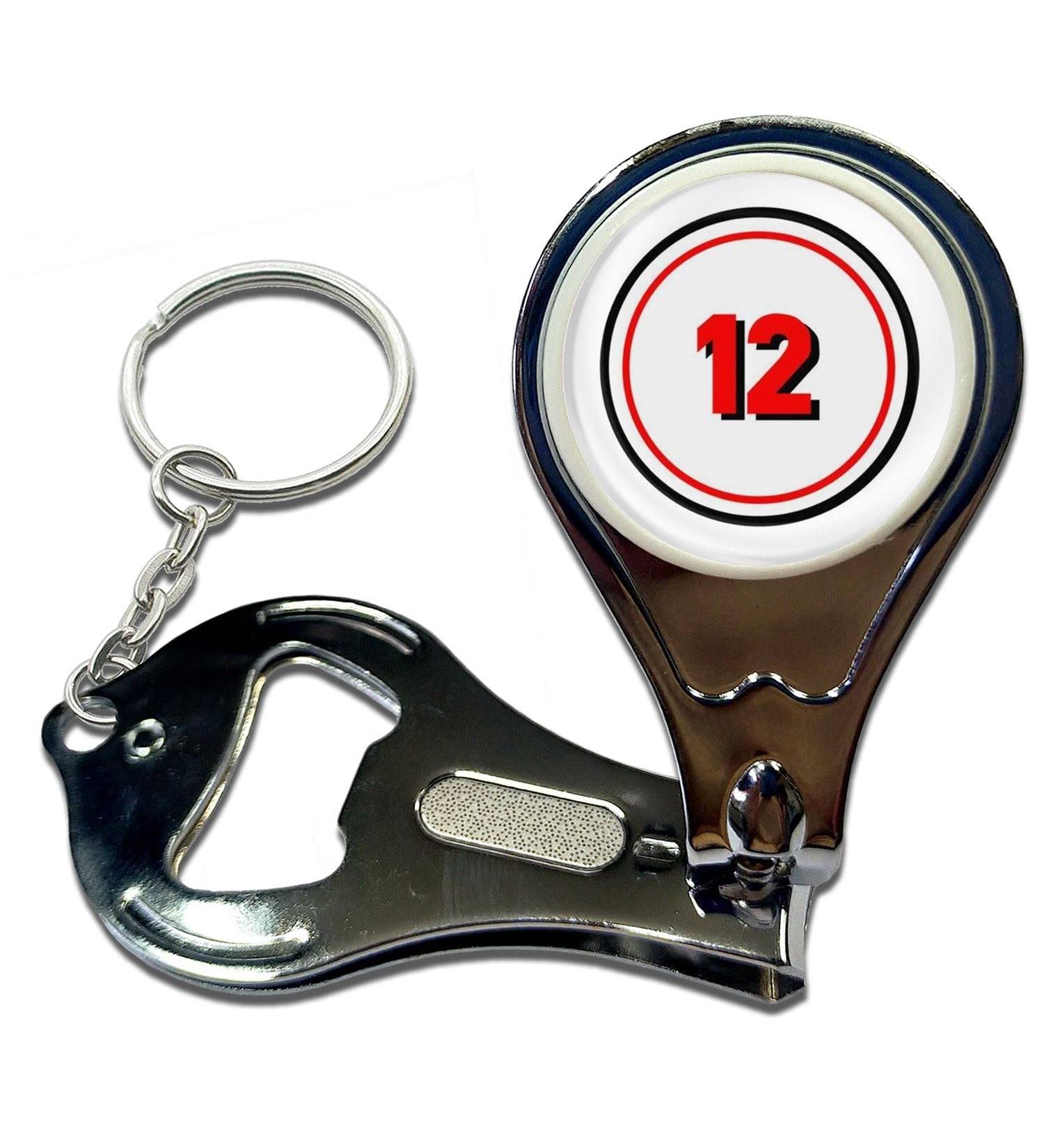 BadgeBeast.co.uk 12 Certificate - Key Ring Bottle Opener and Nail Clipper - Buy Online on SooperMarket.com