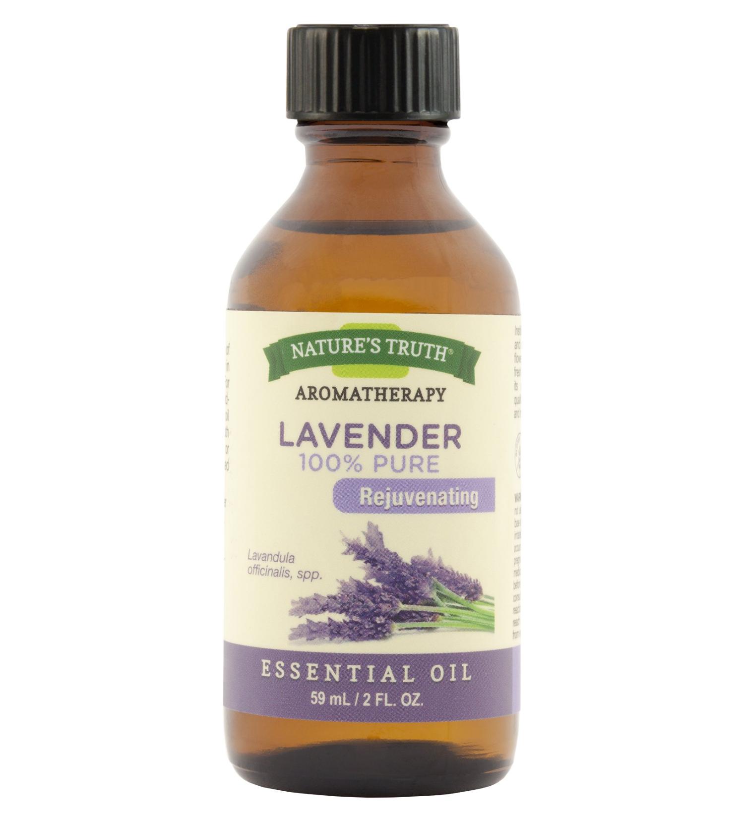 Nature's Truth Lavender Essential Oil - 2 Ounce Bottle - Buy Online on SooperMarket.com