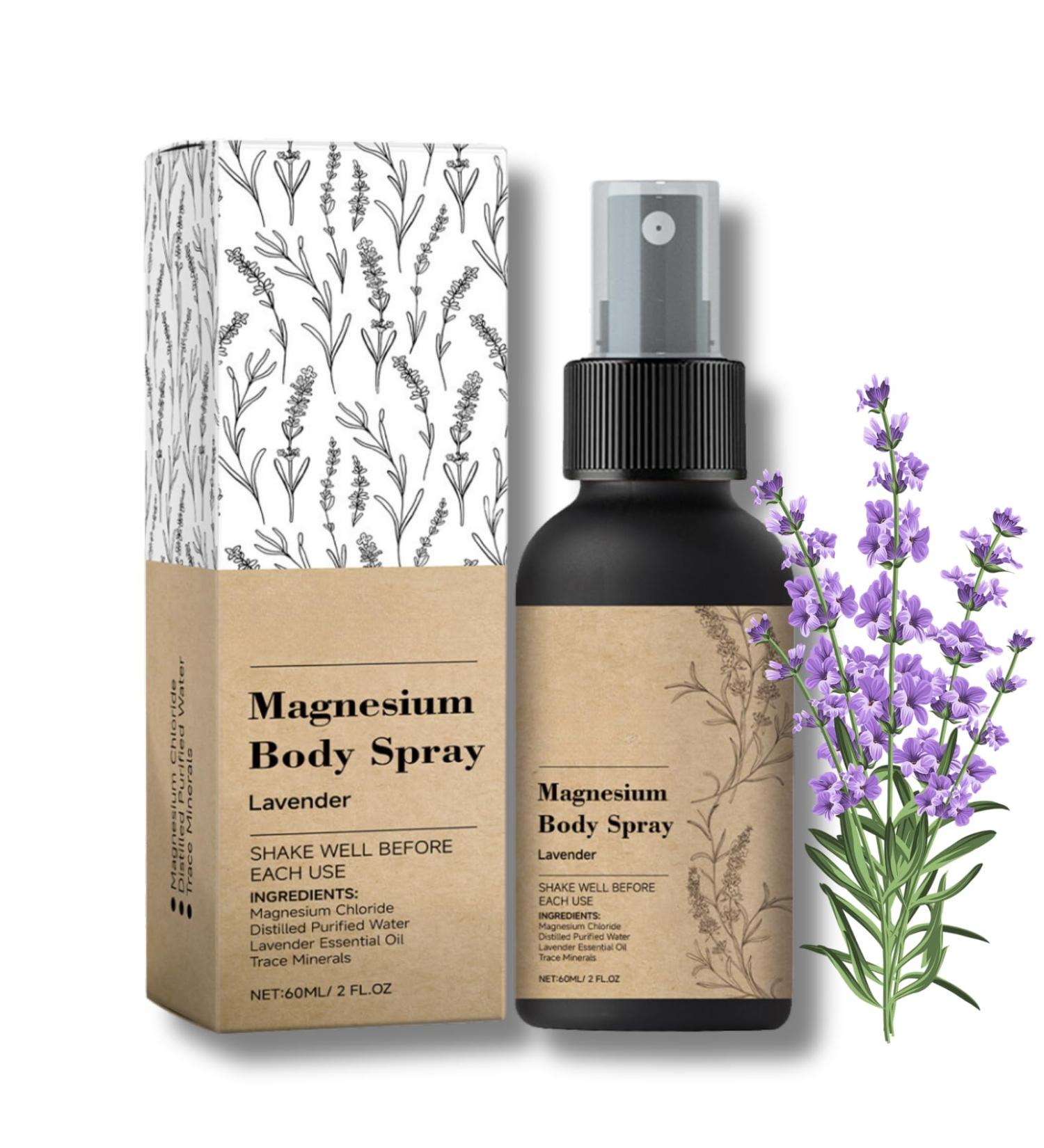 Lavender Magnesium Body Spray - Lavender Sleep Spray - Magnesium Spray For Sleep - Magnesium Sleep Spray to Soothe Body & Mind - Magnesium Body Spray - Sleep Spray for Better Sleep & Well Being - Buy Online on SooperMarket.com