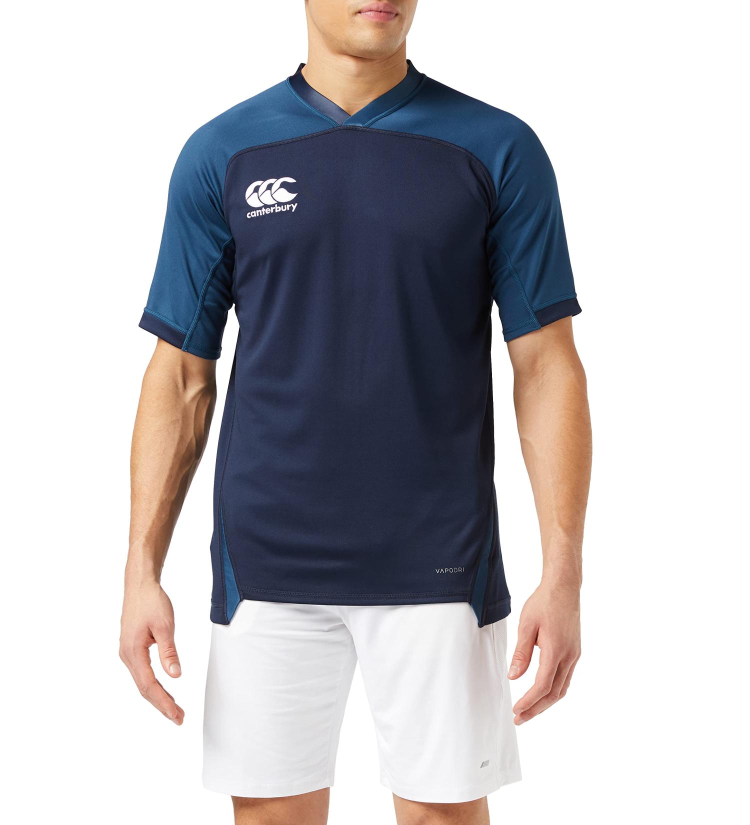 Canterbury Men's Vapodri Evader Rugby Jersey - Navy | International Shipping Available - Buy Online on SooperMarket.com