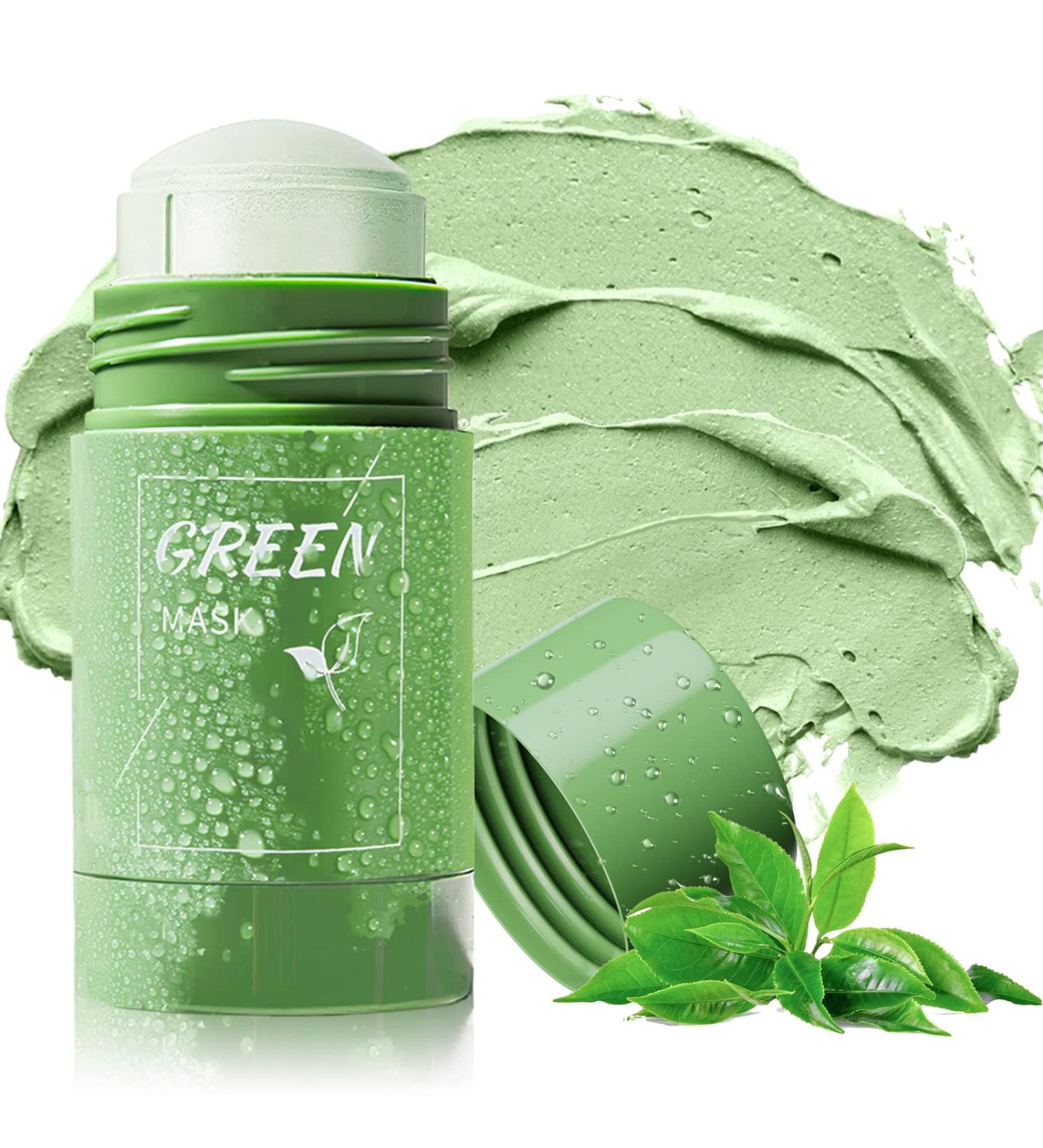 Anguishil Green Tea Mask Stick for Face - Deep Cleanse & Blackhead Remover Mask Stick - Oil Control & Skin Improvement for Women & Men (1 PCS) - Buy Online on SooperMarket.com