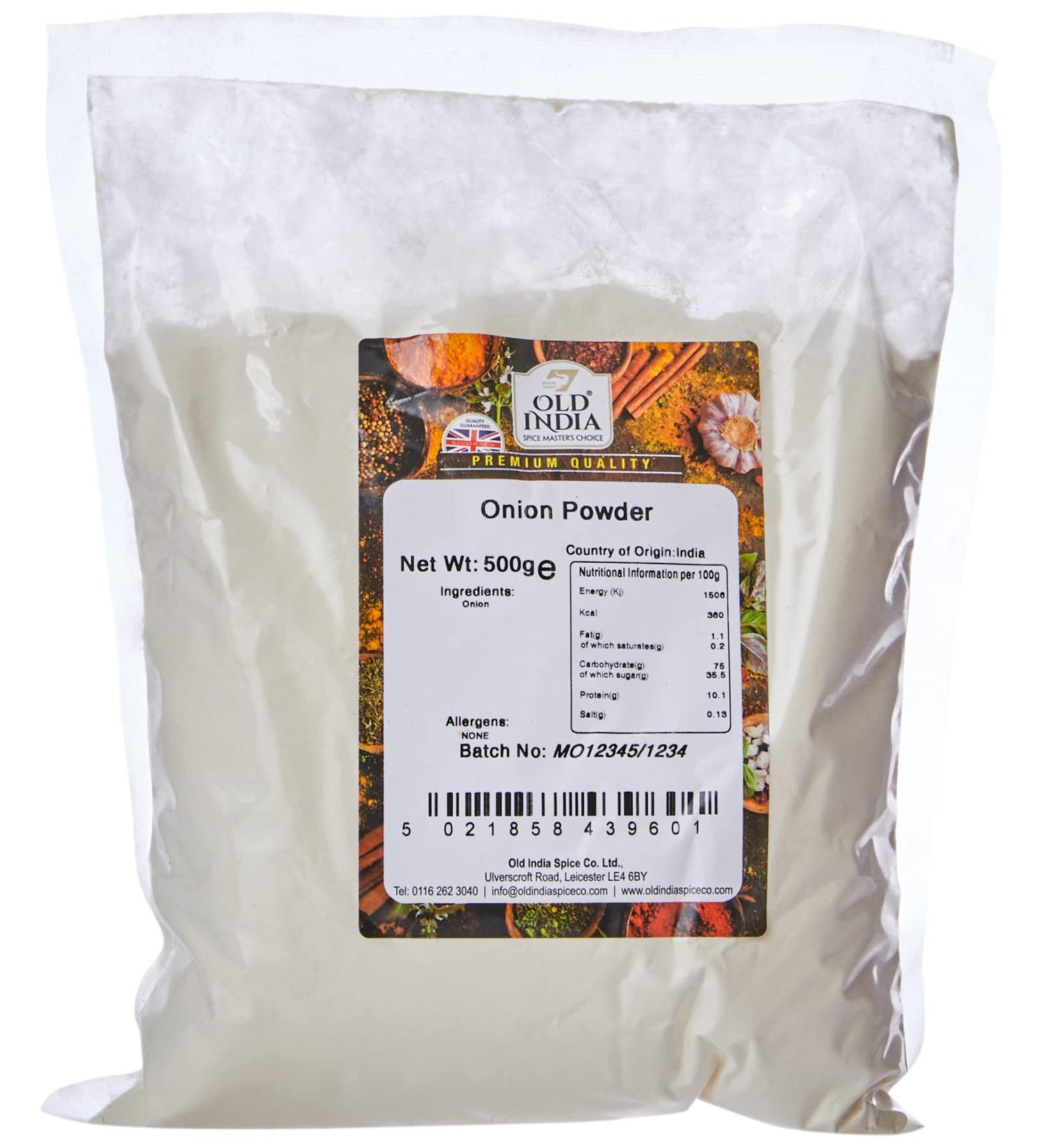 Old India Onion Powder 500g - Premium Quality Spice (Pack of 1) - Buy Online on SooperMarket.com