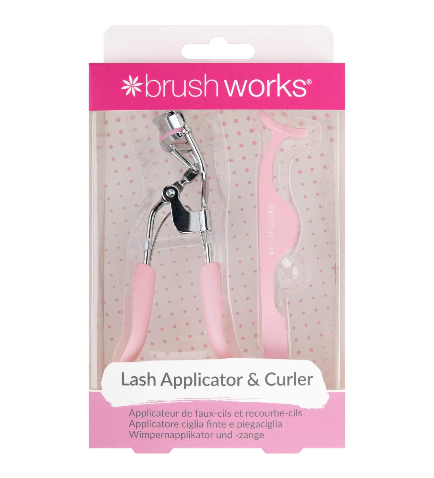 Brushworks Lash Applicator & Curler 52 56 411 Pink & Silver - Buy Online on SooperMarket.com