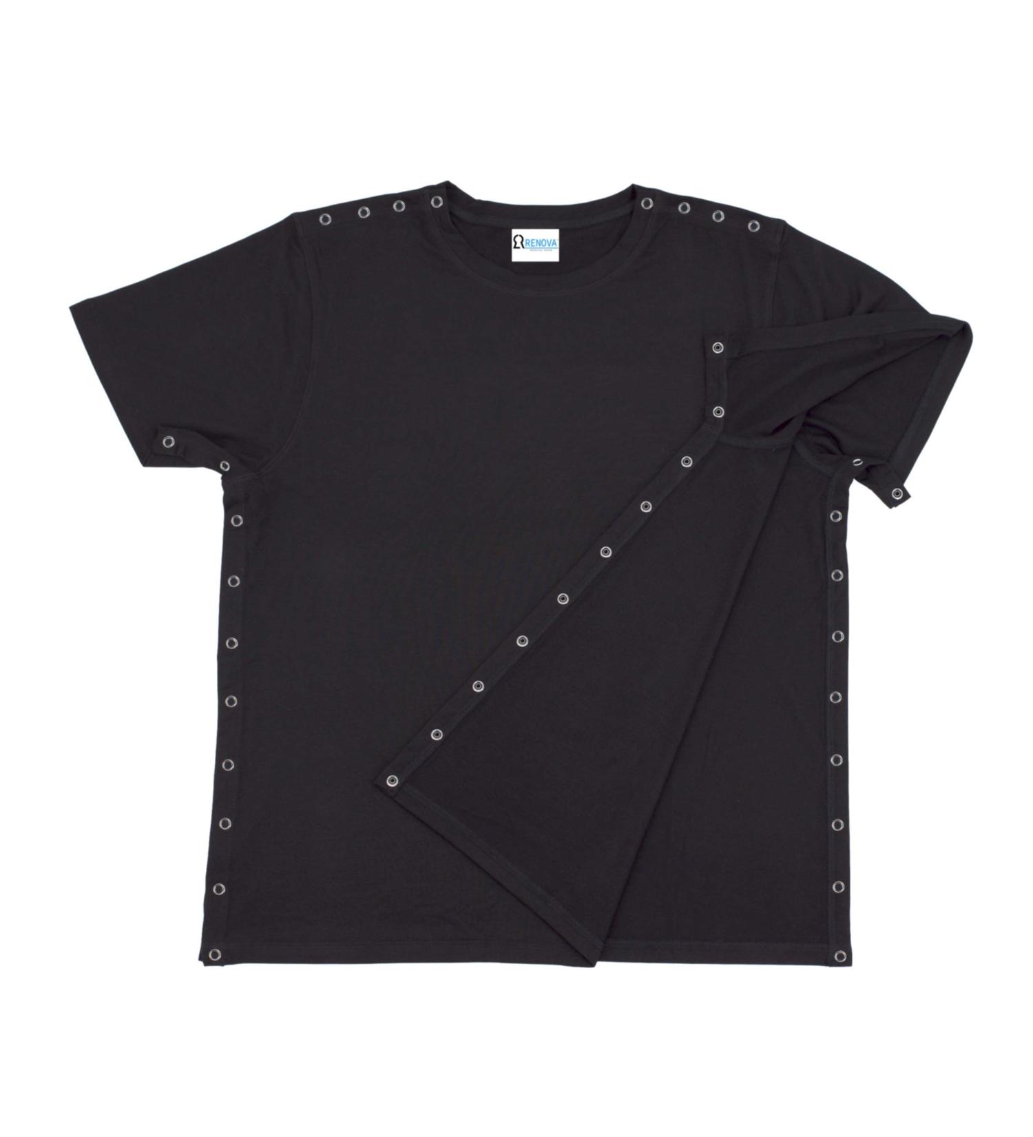 Shop Black Shoulder Shirt - Unisex Sizes S | Men's & Women's Fashion - International Shipping Available - Buy Online on SooperMarket.com