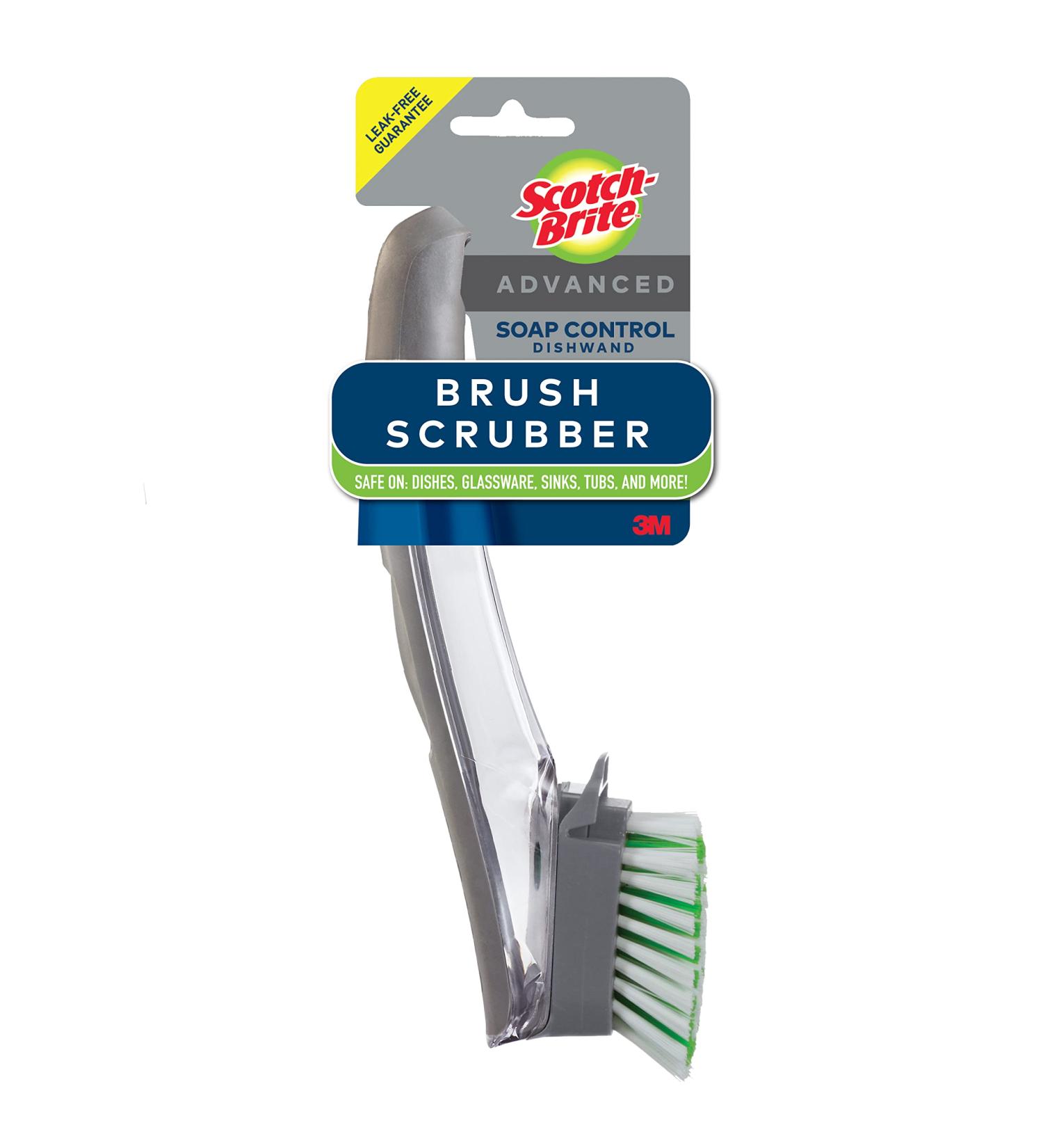 Scotch-Brite Dishwand Brush Scrubber - Ideal for Cleaning Dishes, Kitchen, Bathroom & Household - 1 Dishwand - Buy Online on SooperMarket.com