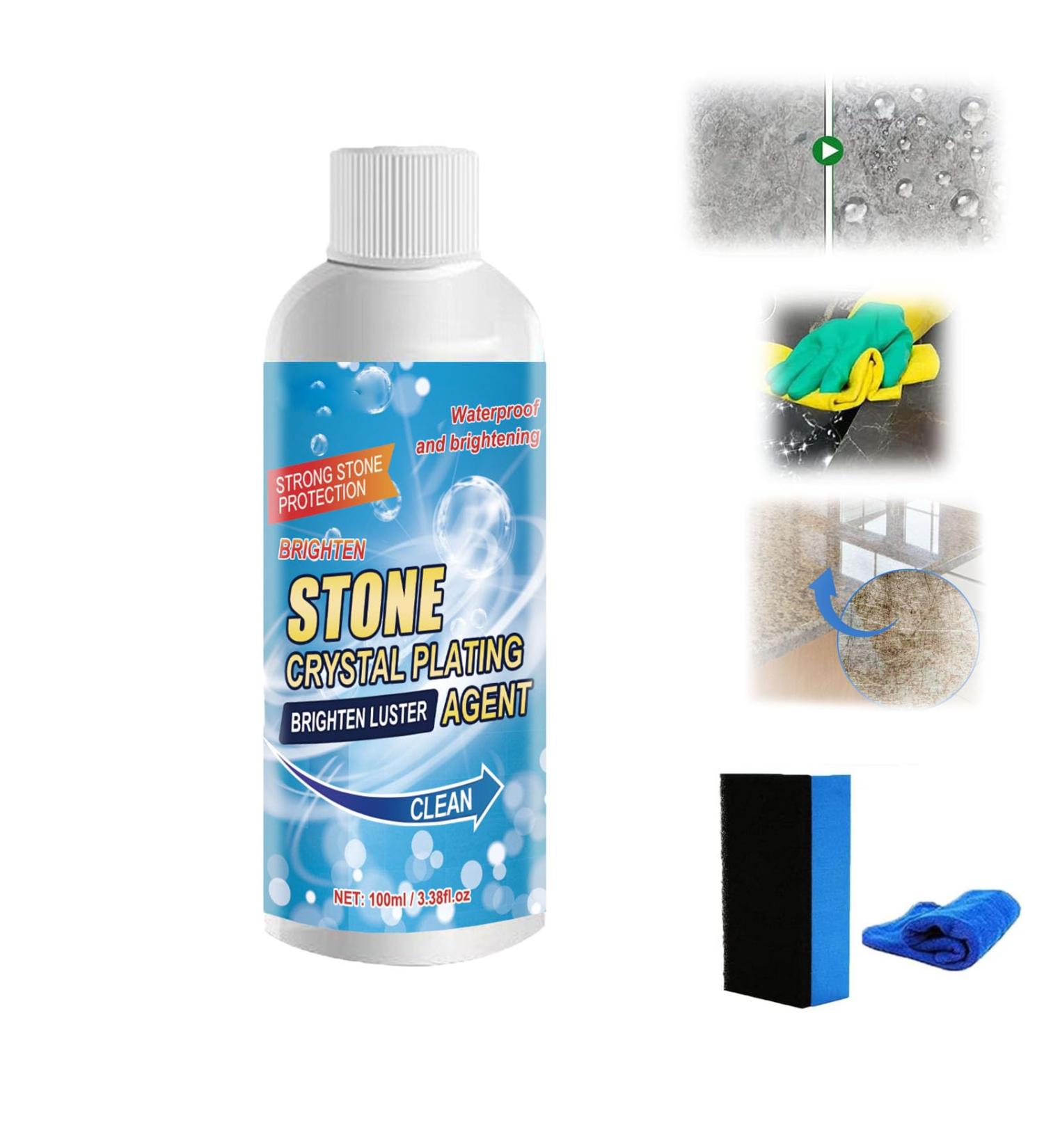 Stone Stain Remover Cleaner Kitchen Marble Oil Stain Cleaner Marble Stain Remover Marble Nano Crystal-Plating Agent Marble Water Stain Remover For Marble Quartz Tile Granite (1PCS) - Buy Online on SooperMarket.com