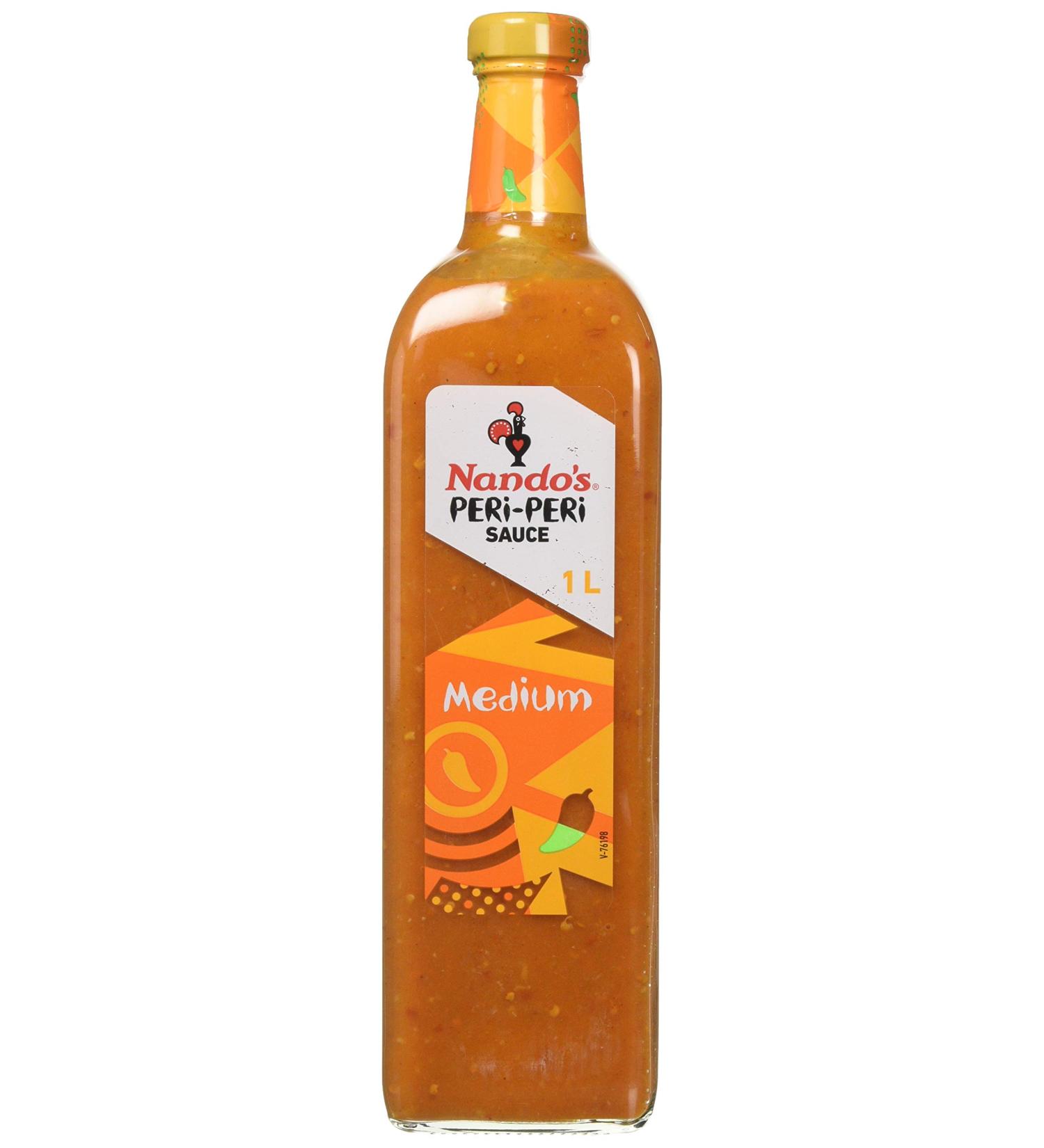 Nando's Peri-Peri Sauce Medium 1 Litre - Buy Online on SooperMarket.com