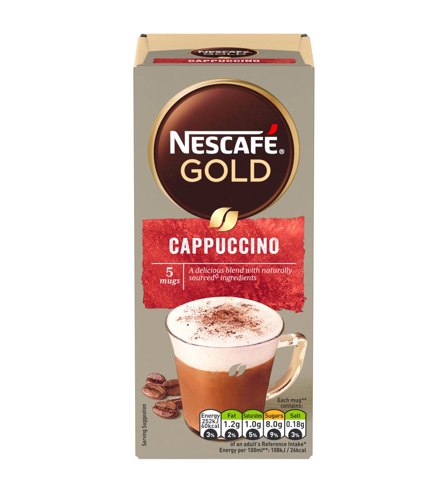 Nescaf Gold Cappuccino 5 x 15.5g (77.5g)