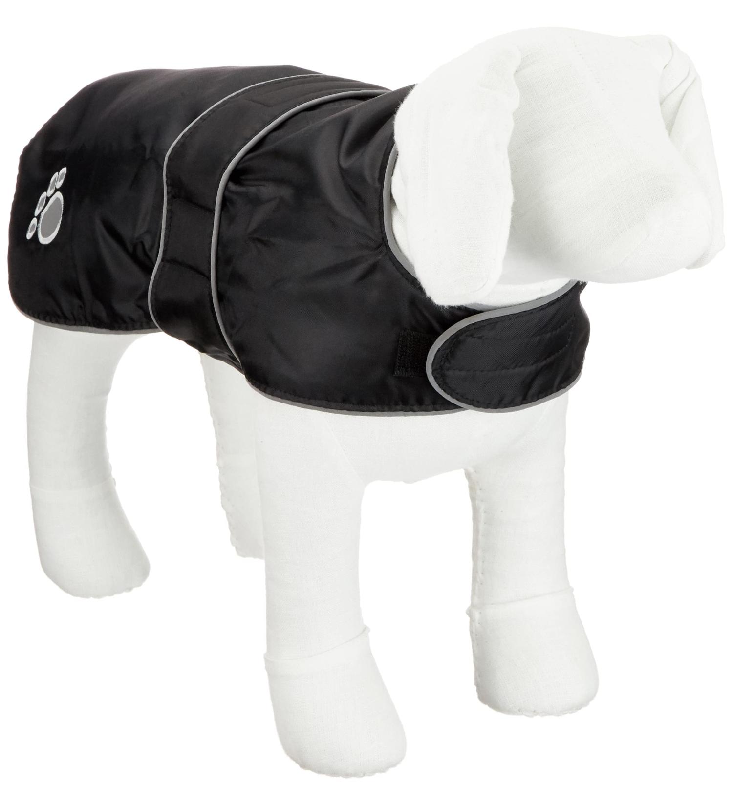 TRIXIE Water-Repellent Dog Coat - Mantel Orl ans Black Size S (35cm) - Ideal for Small Dogs - Durable & Stylish - Buy Online on SooperMarket.com