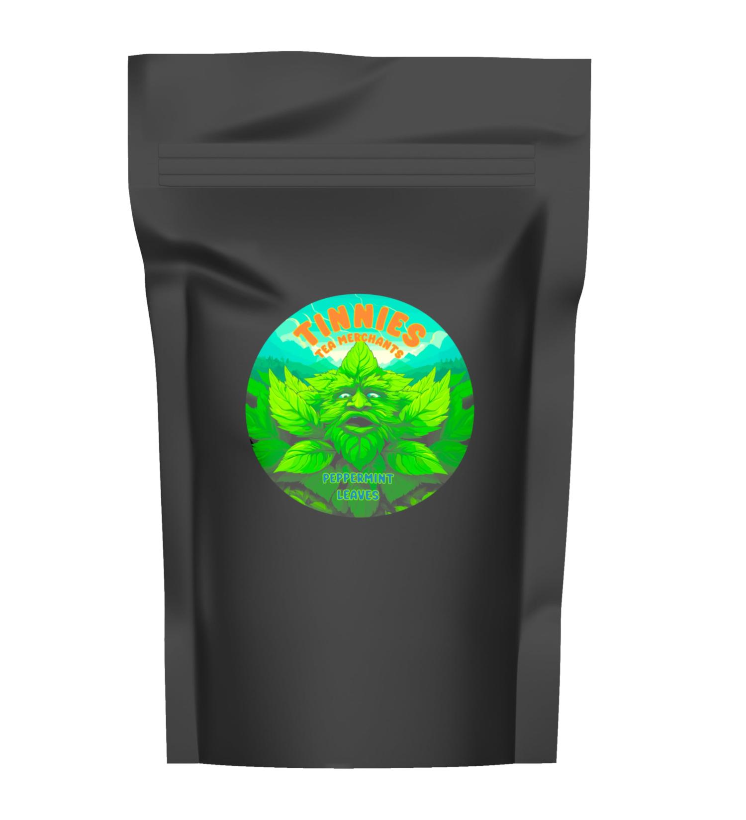 Premium Peppermint Pyramid Tea Bags | 40 Pyramid Tea Bags | Soothing Cooling and Calming effect | Helps Bloating & Digestion | Whole Leaf Caffeine Free Gluten Free | Resealable Pouch - Buy Online on SooperMarket.com