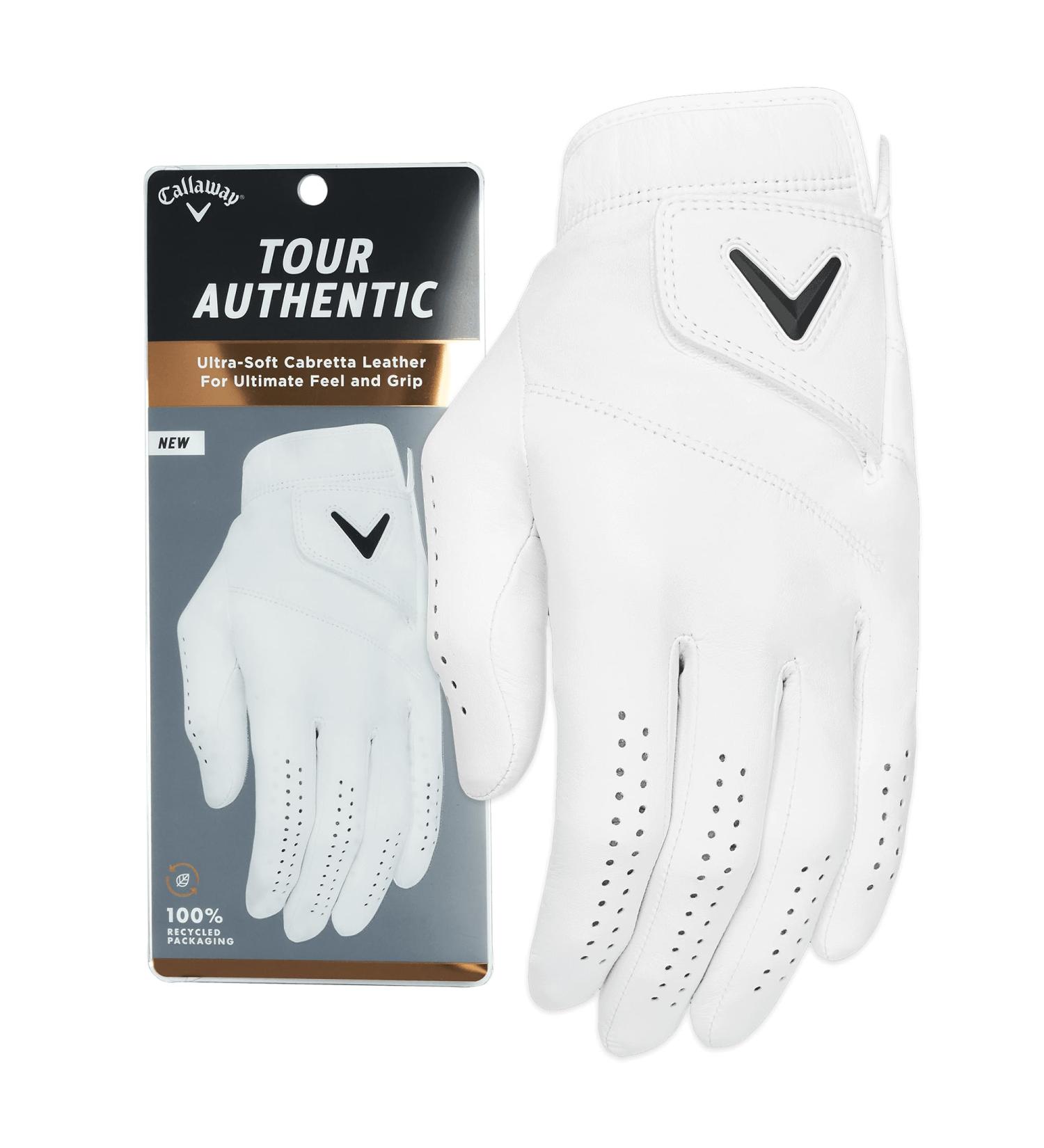 Callaway Golf Men's Tour Authentic Glove (2022) - Standard M White for Right Hand | International Shipping Available - Buy Online on SooperMarket.com