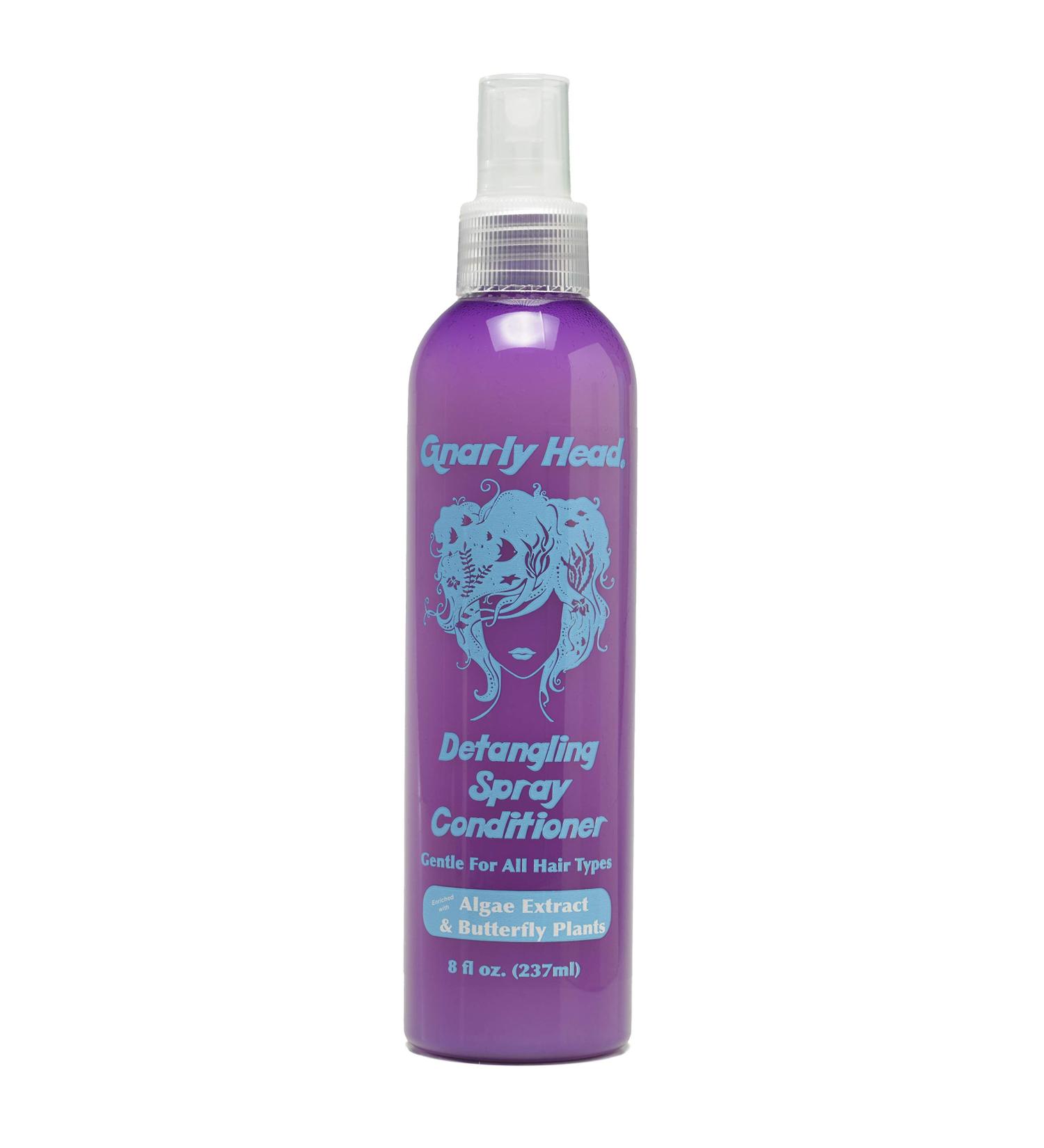 Gnarly Head Detangling Spray Conditioner - Enriched with Algae Extract & Butterfly Plants - For All Hair Types