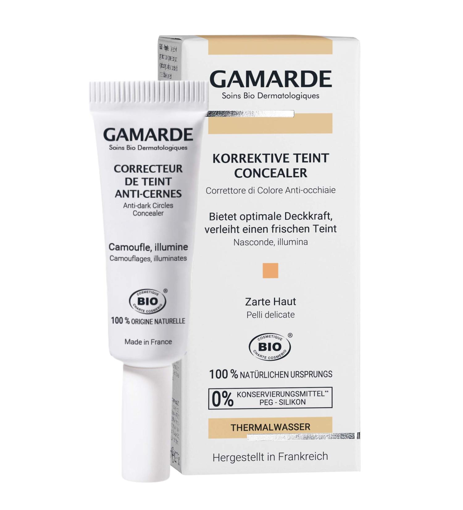 Gamarde Anti-Dark Circles Concealer Bio - 6ml | Organic Concealer for Brighter Eyes - Buy Online on SooperMarket.com