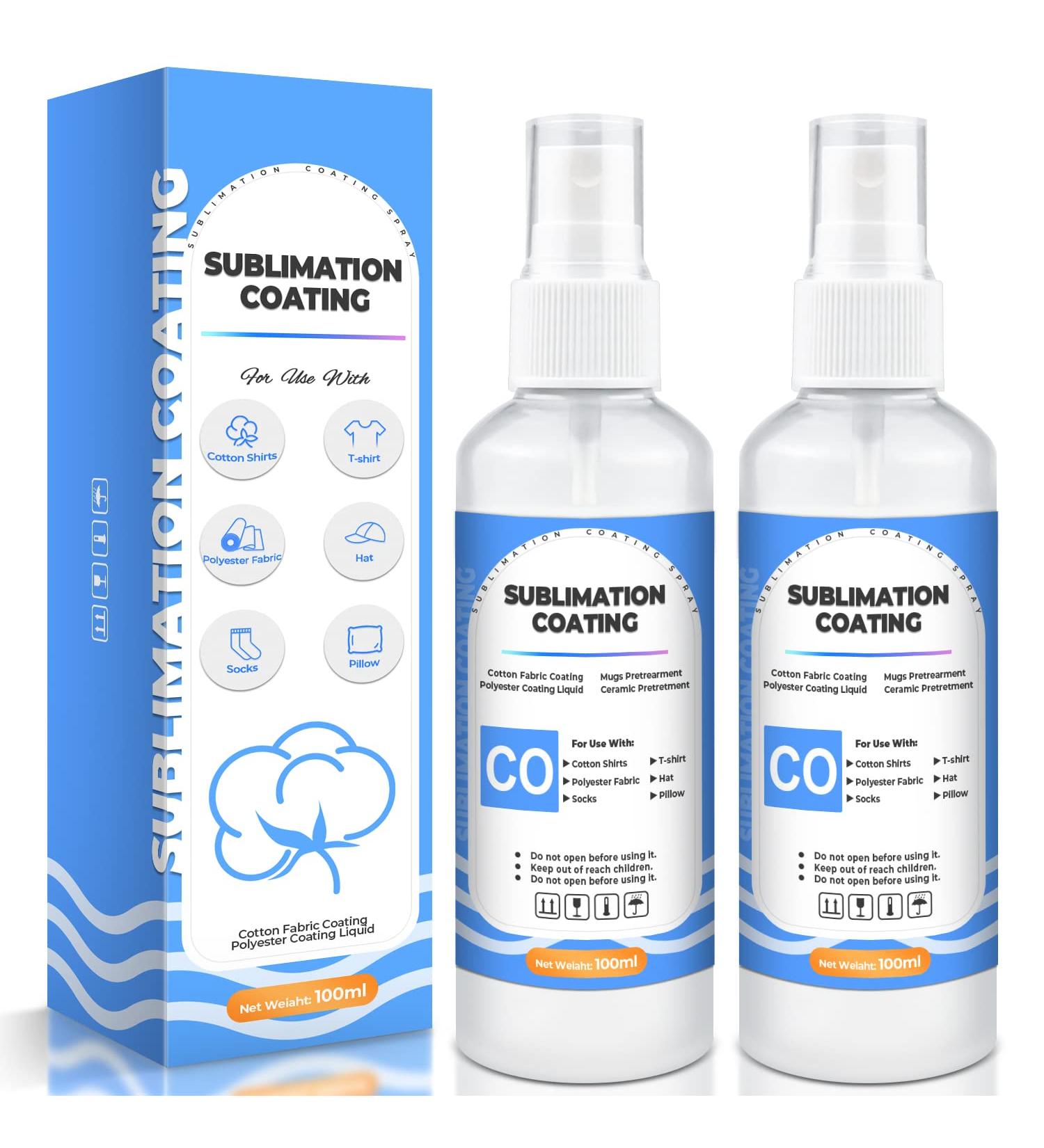 2023 Sublimation Spray Upgrade Formula for Cotton/Polyester Fabric - Quick Dry/Super Adhesion - Buy Online on SooperMarket.com