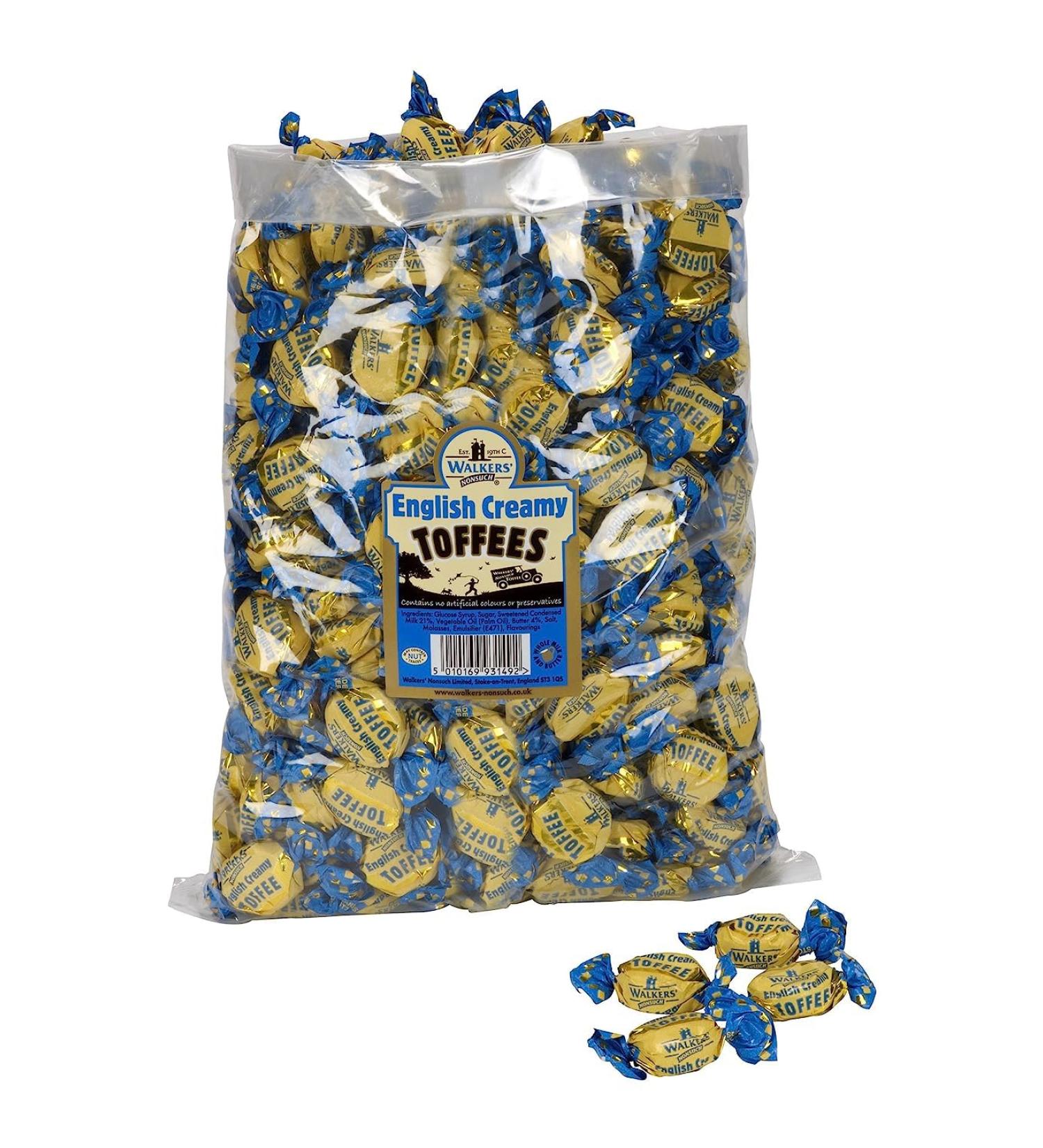 Walkers English Creamy Toffees 500g Delicious Tasty And Twisty Treat Gift Hamper For Birthday Christmas Sold By Kidzbuzz - Buy Online on SooperMarket.com
