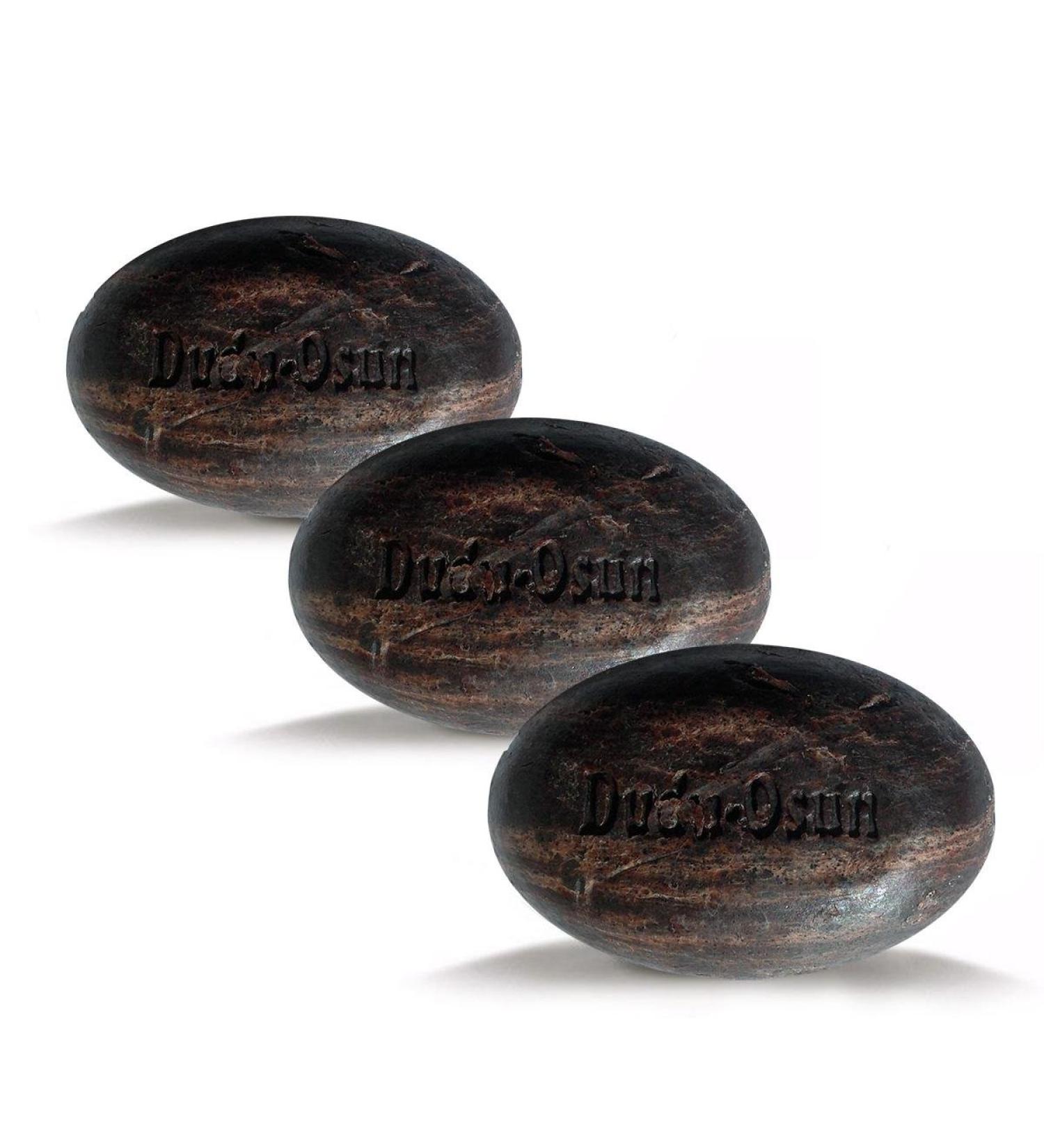 Dudu Osun Black Soap 3-Pack - Authentic African Sandalwood Soap 150g | Original Dudu Osun - Buy Online on SooperMarket.com