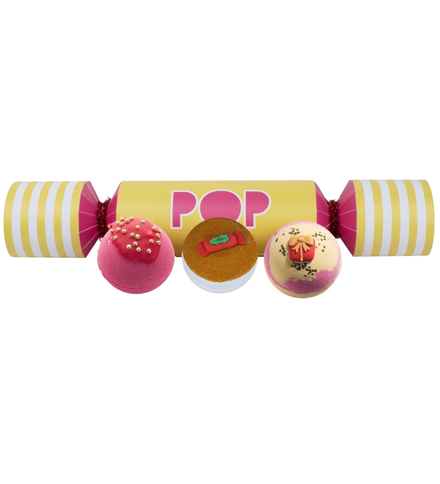 Bomb Cosmetics Pop Cracker Handmade Bath Blaster Gift Pack Contains 3-Pieces 160 g Each Contents May Vary 160 g (Pack of 3) Pop - Buy Online on SooperMarket.com