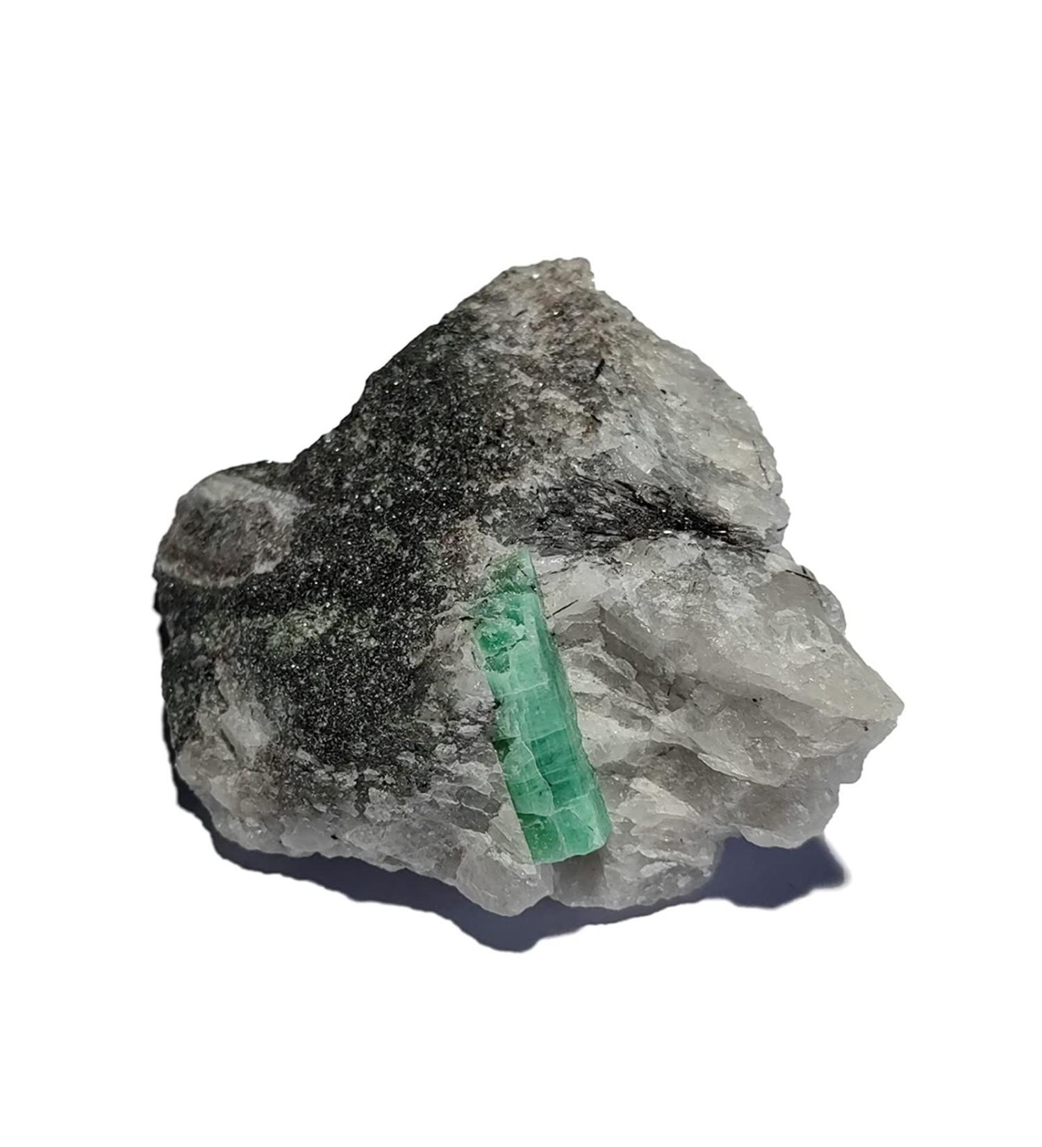 Natural Crystal Rough 1pc 170g-185g Natural Quartz Emerald Crystal Home Decoration