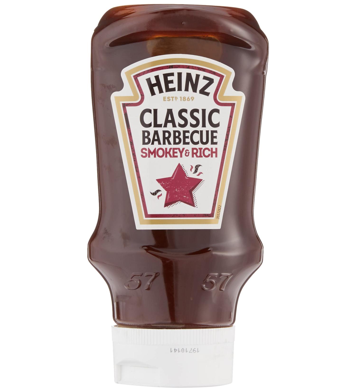 Heinz Classic BBQ Sauce 480g Top-Down Bottle - Authentic Barbecue Flavor - Buy Online on SooperMarket.com