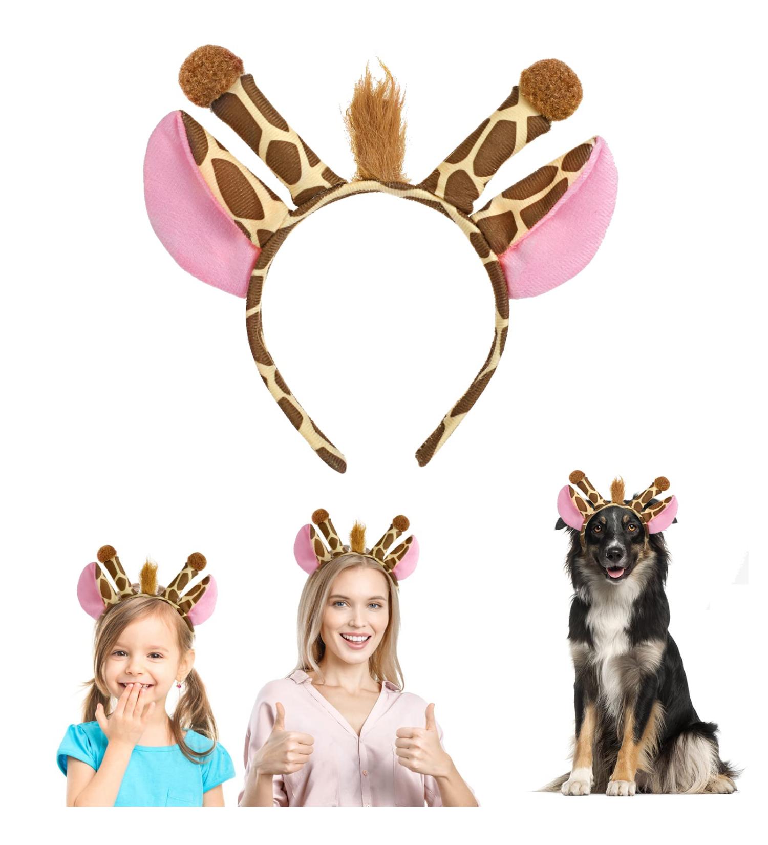 WLLHYF Giraffe Animal Headband - Cute Cosplay Party Hair Accessories - Buy Online on SooperMarket.com