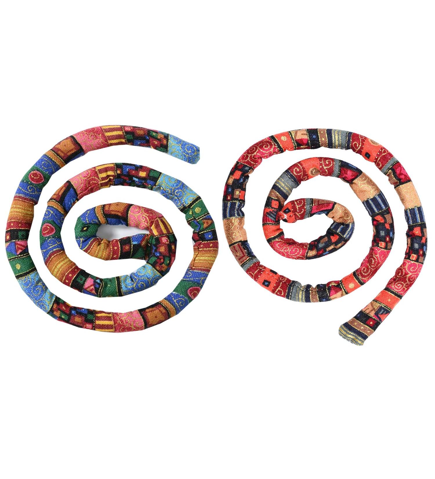 Bohue 2 Pieces Spiral Lock Hair Tie Dreadlocks Hair Ropes Dreadlocks Accessory Bendable Hair Tie Ponytail Holders - Buy Online on SooperMarket.com
