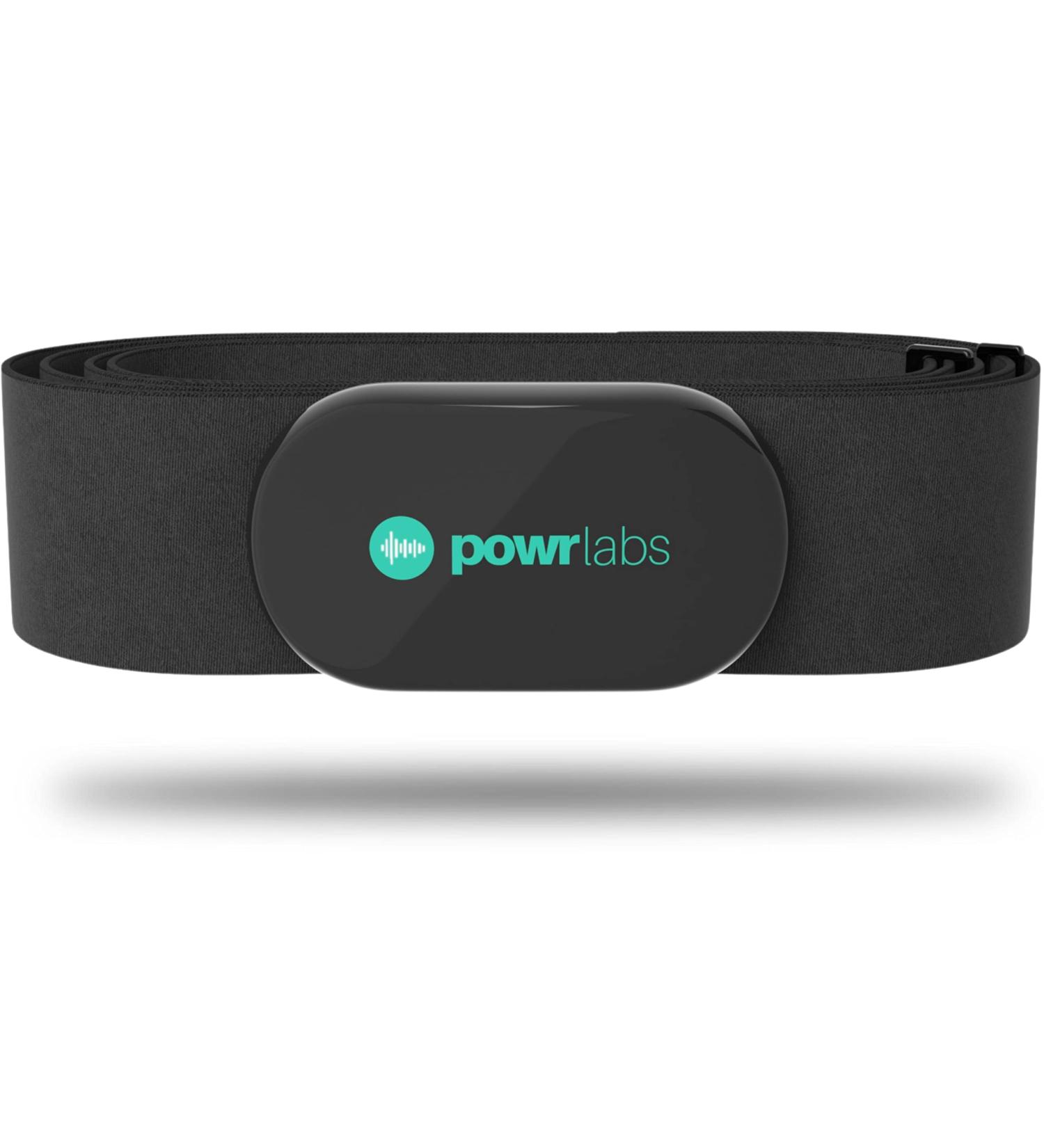 Powr Labs Bluetooth Heart Rate Monitor Chest Strap | ANT+ HRV Monitor Compatible with Strava Garmin Wahoo Polar Peloton iFit Apps - Buy Online on SooperMarket.com