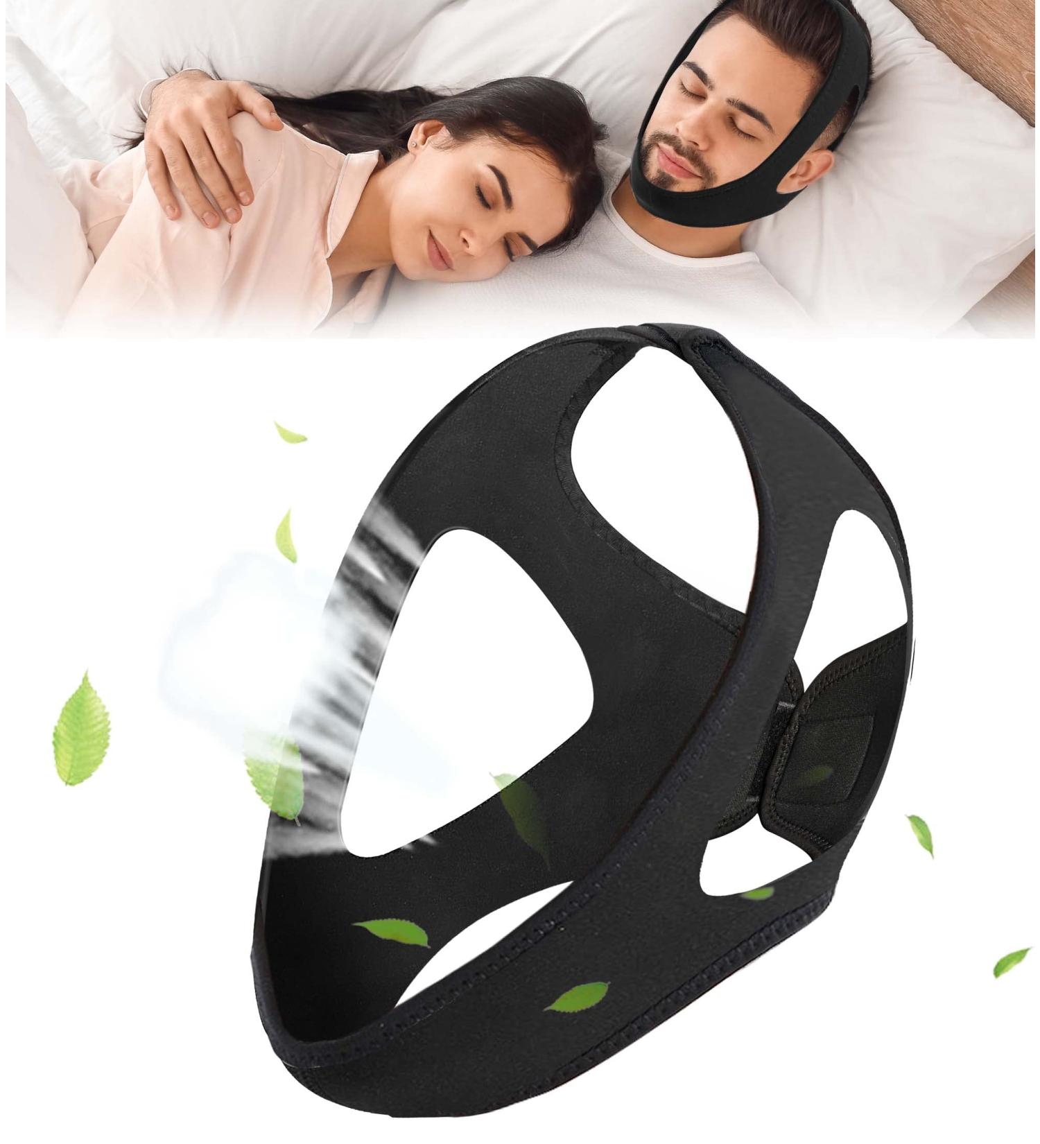 Adjustable Anti-Snoring Chin Strap - Stop Snoring Solution for Women and Men - Buy Online on SooperMarket.com