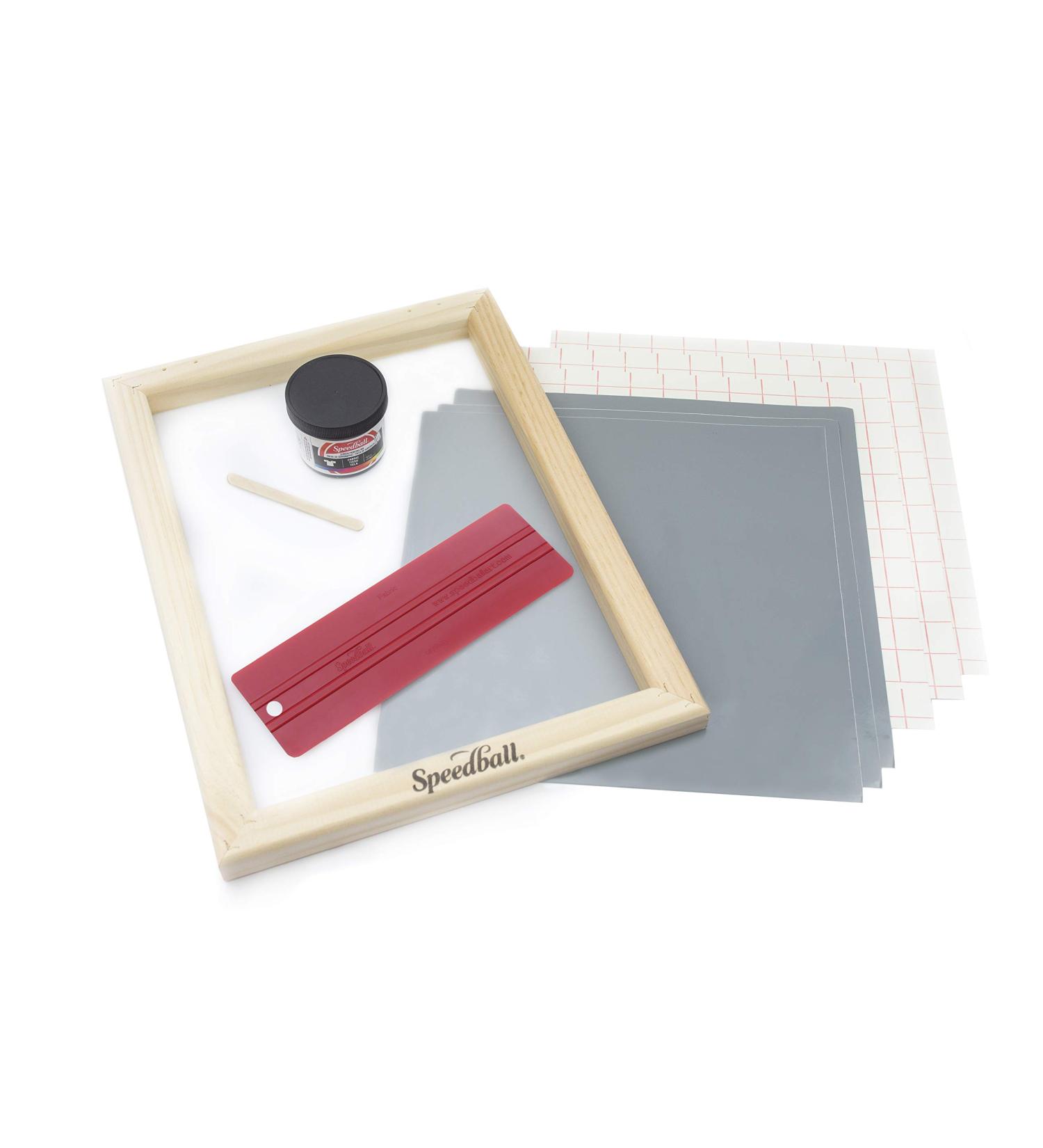 Speedball Beginner Screen Printing Craft Vinyl Kit for Custom T-Shirts and Home Decor - Buy Online on SooperMarket.com
