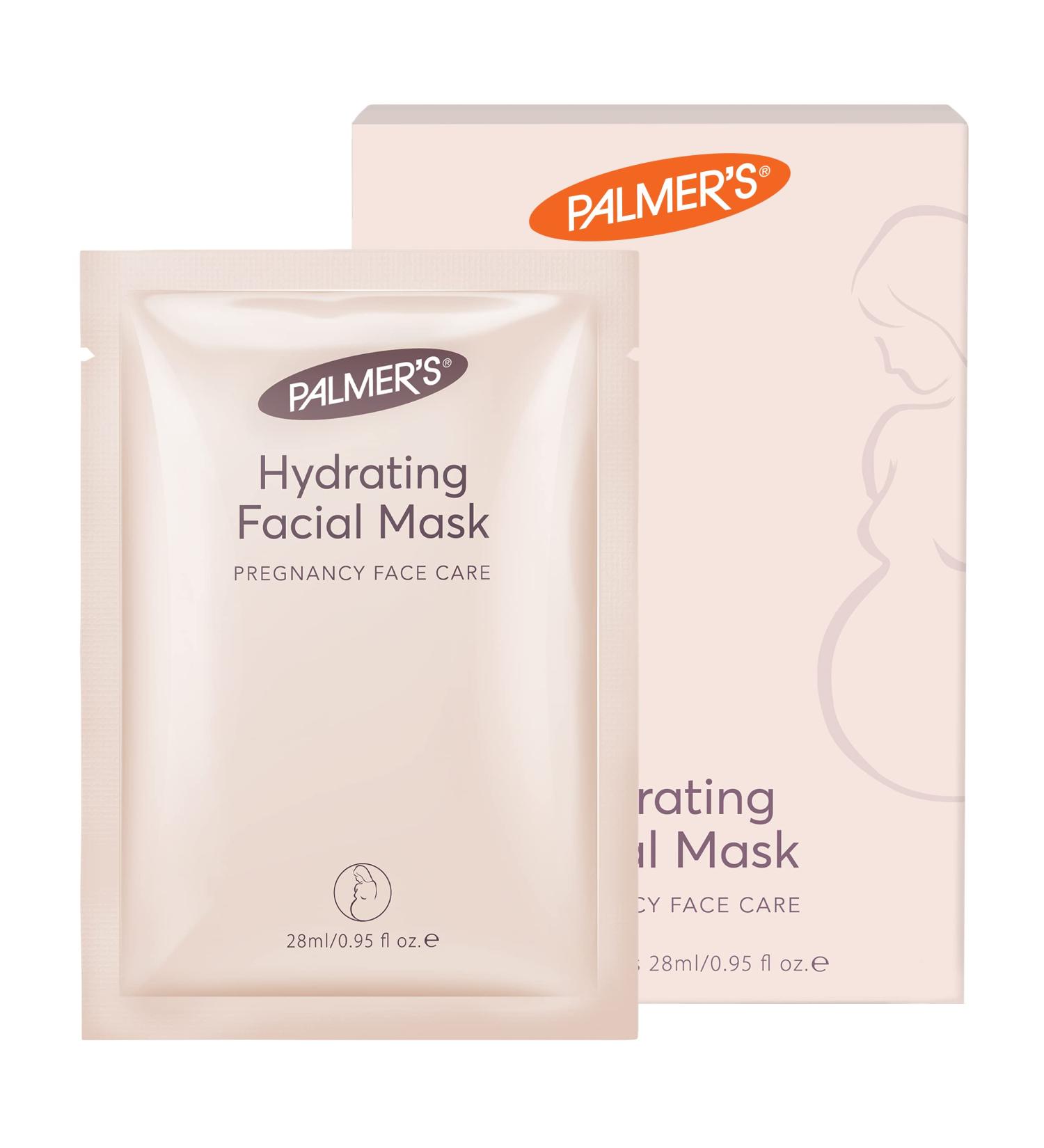 Palmers Pregnancy Hydrating Facial Sheet Masks 0.95 fl. oz. (Pack of 5) - Hydrate and Nourish for Expectant Mothers - Buy Online on SooperMarket.com