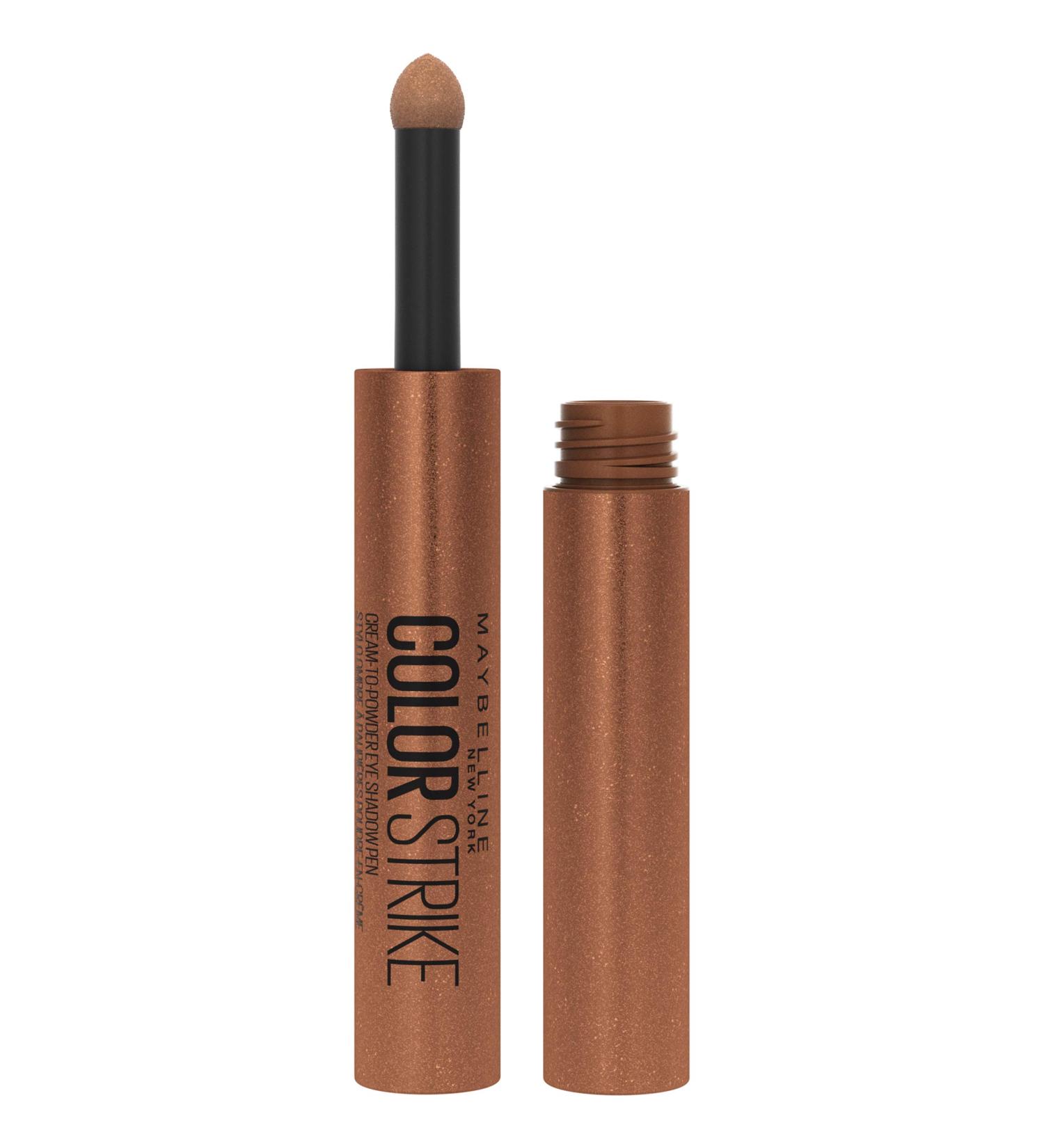 Maybelline Color Strike Eye Shadow Pen - Cream to Powder Finish - Rally 40 - 1 Count - Buy Online on SooperMarket.com