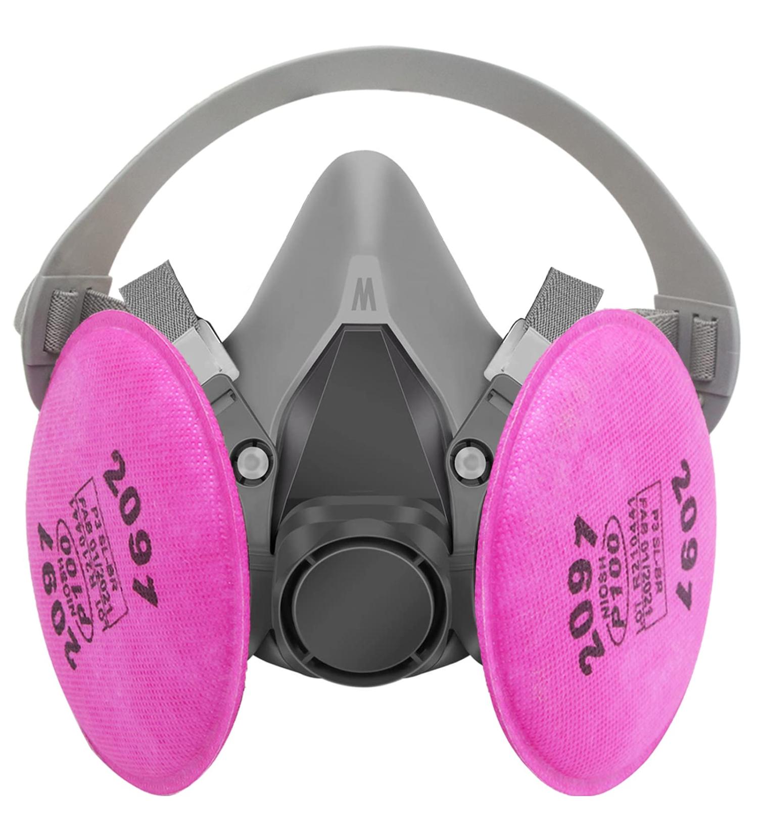 Ayybf Reusable Half Face Cover with 607 Sponge Filter for Painting and Dust Protection Medium - Buy Online on SooperMarket.com