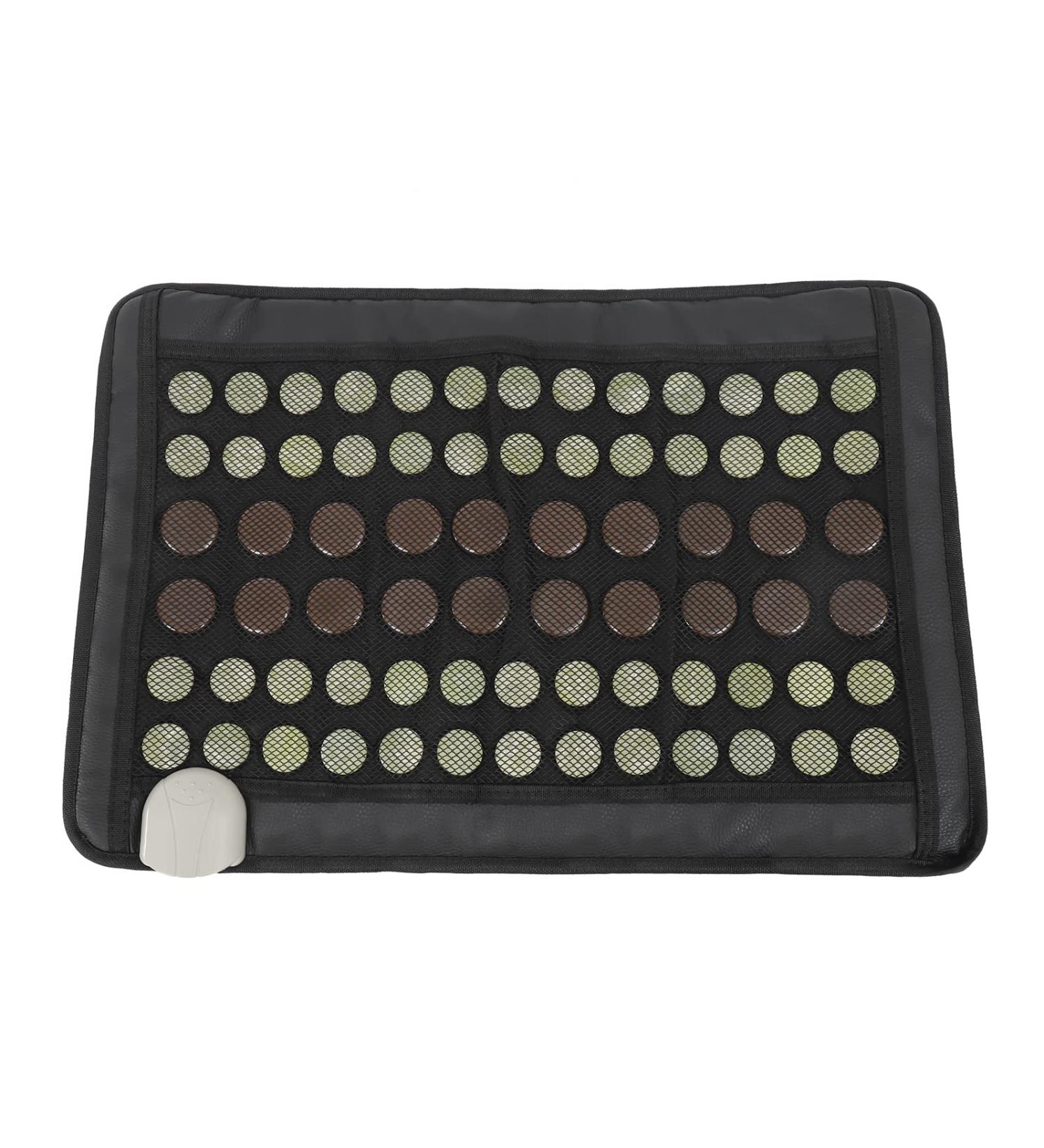 Far Infrared Heating Pad for Back - 23.5 x 16 with Jade & Tourmaline | Adjustable Temperature Soothing Pain Relief - Buy Online on SooperMarket.com